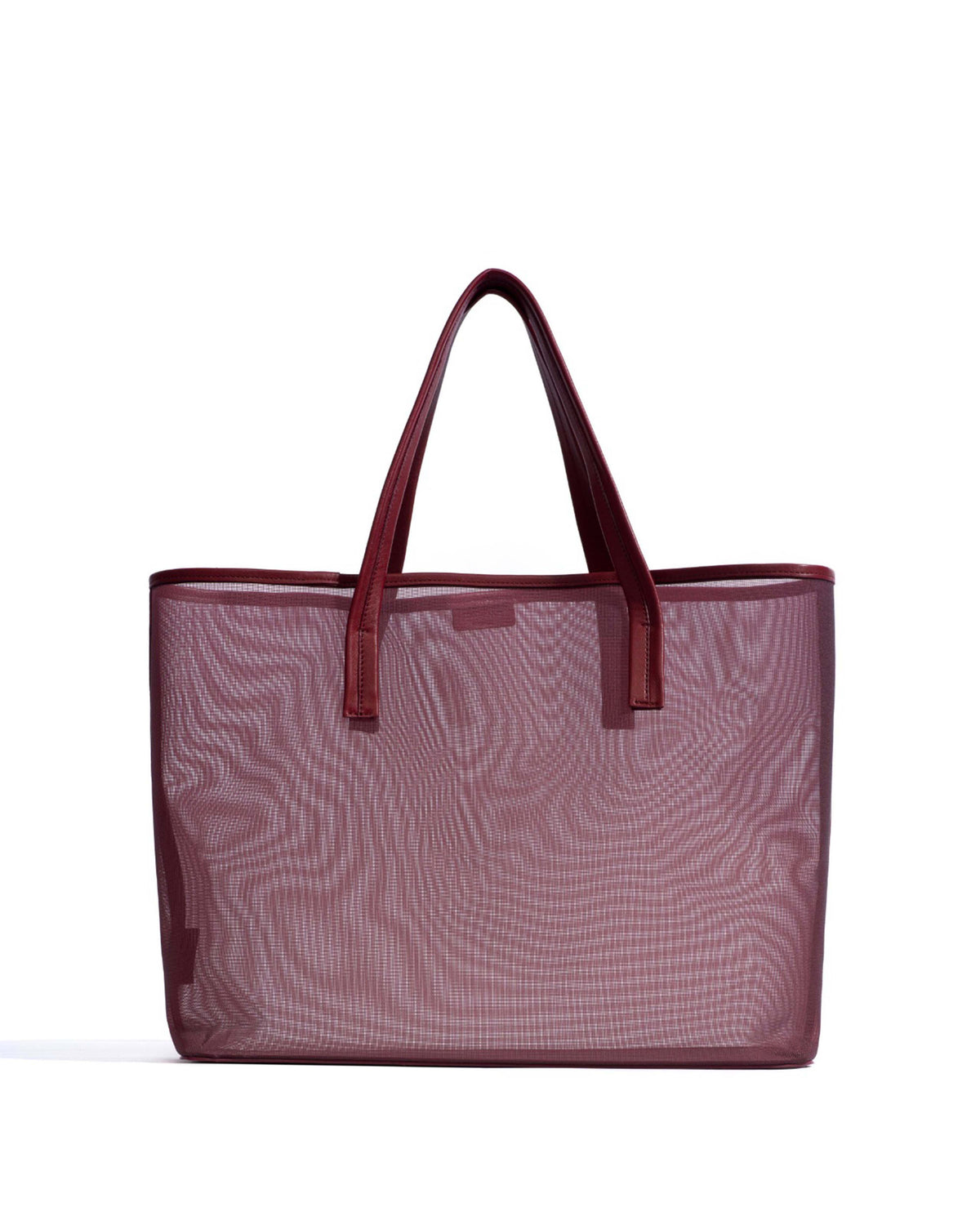 Ruba shopper mesh Shiny lamb & mesh Pomegranate