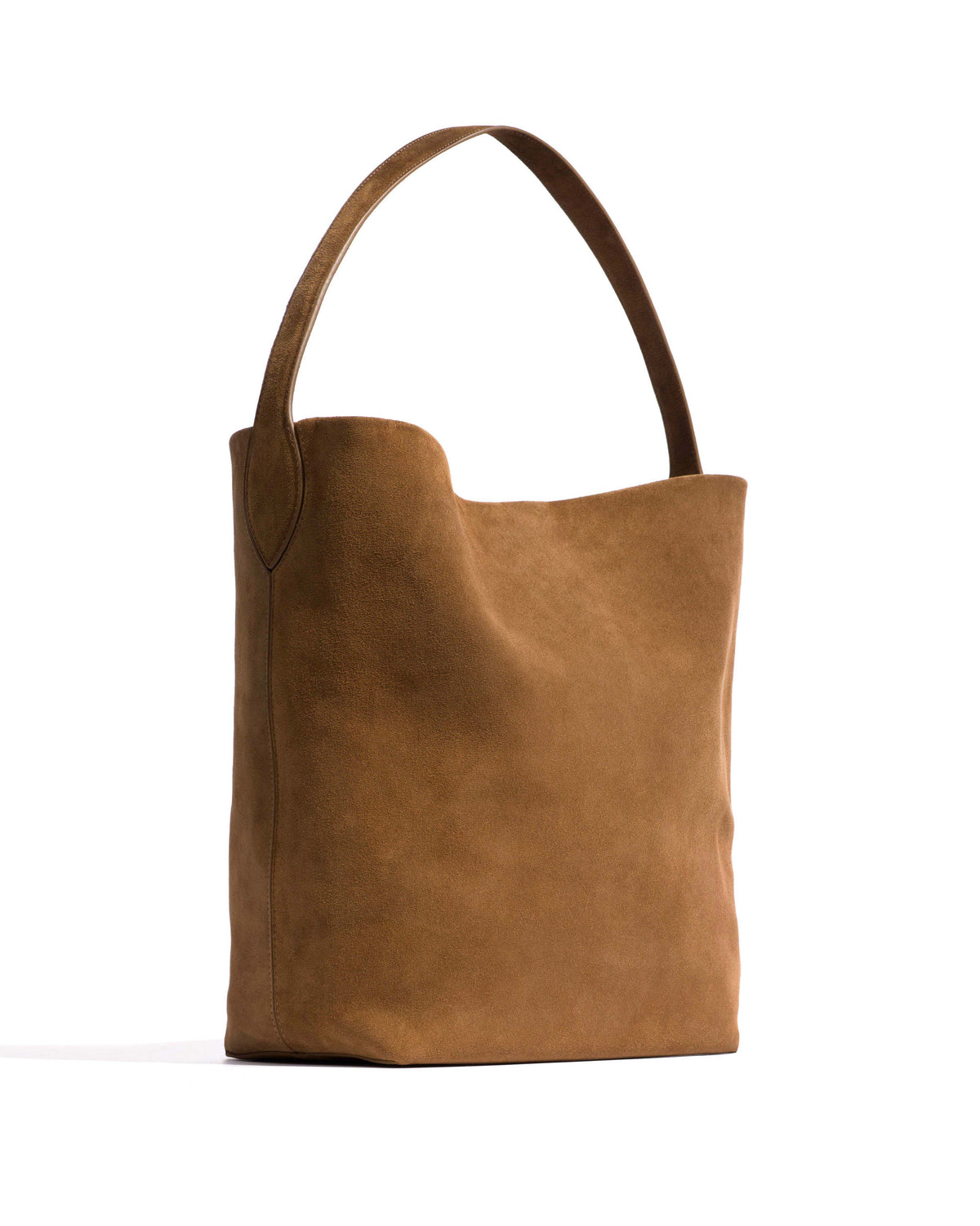 Versa everyday bag Calf suede Cinnamon