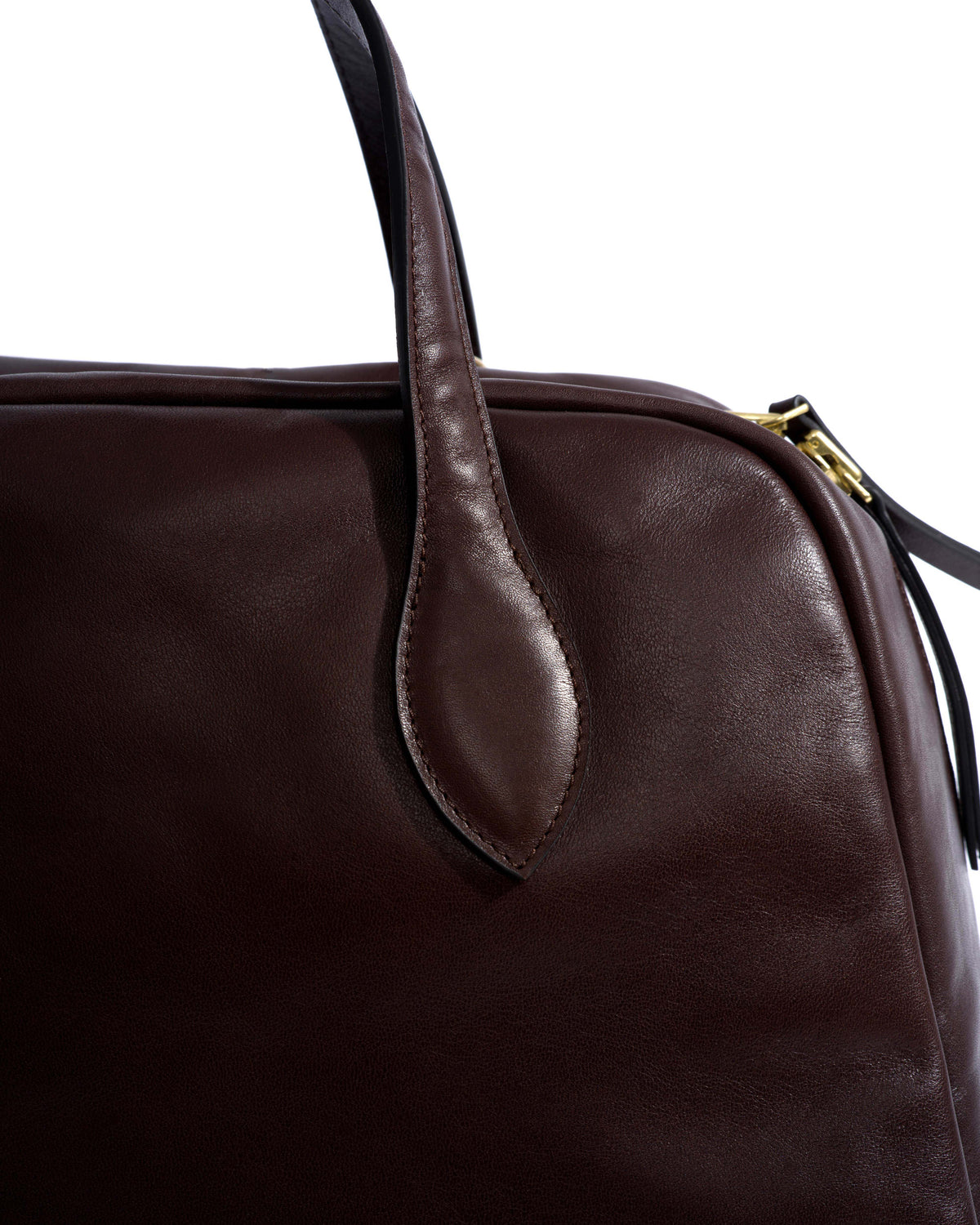 Weekend bowler Vegetal soft calf Coffee brown