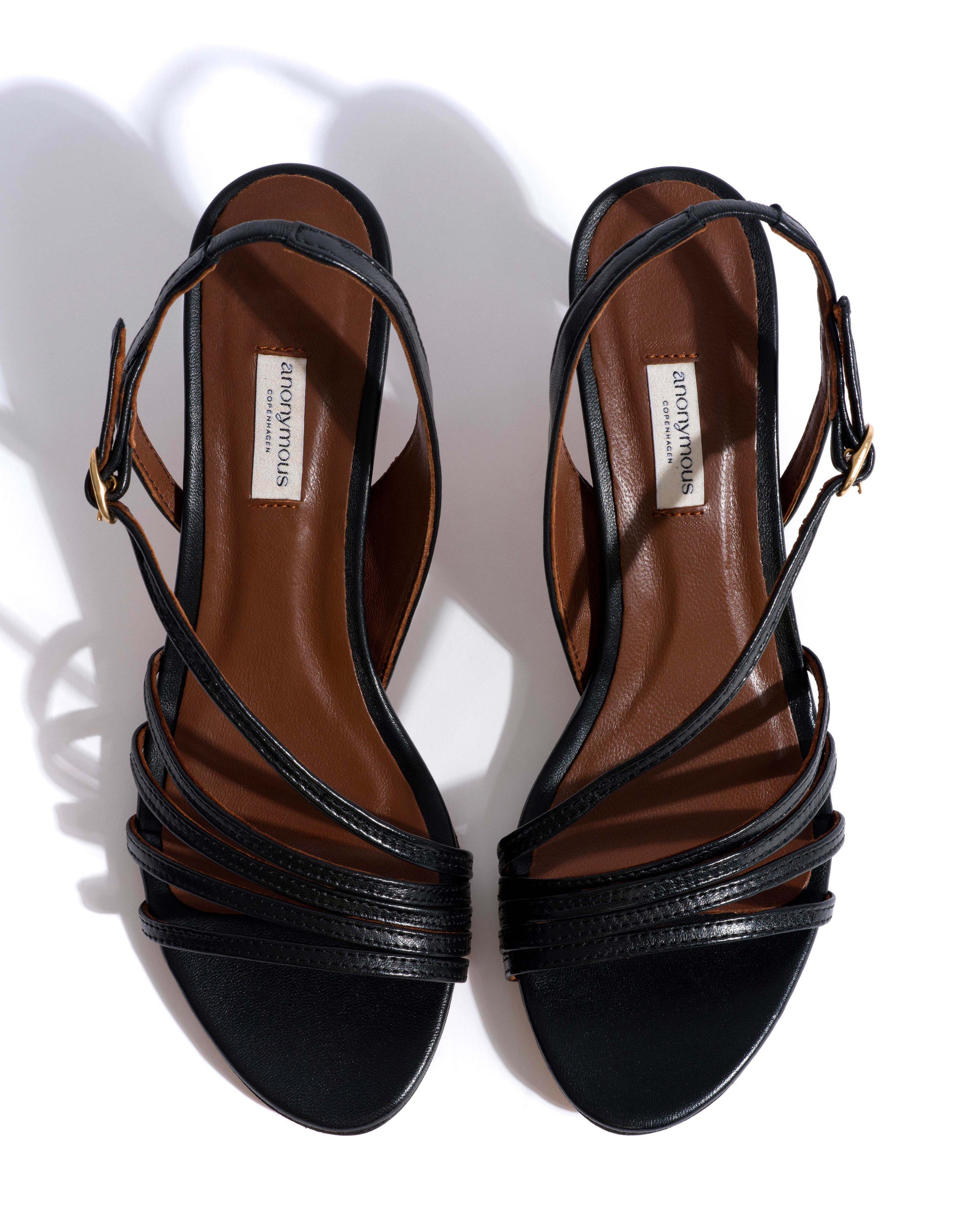 Naia 55 Shiny lamb Black - Anonymous Copenhagen Heels