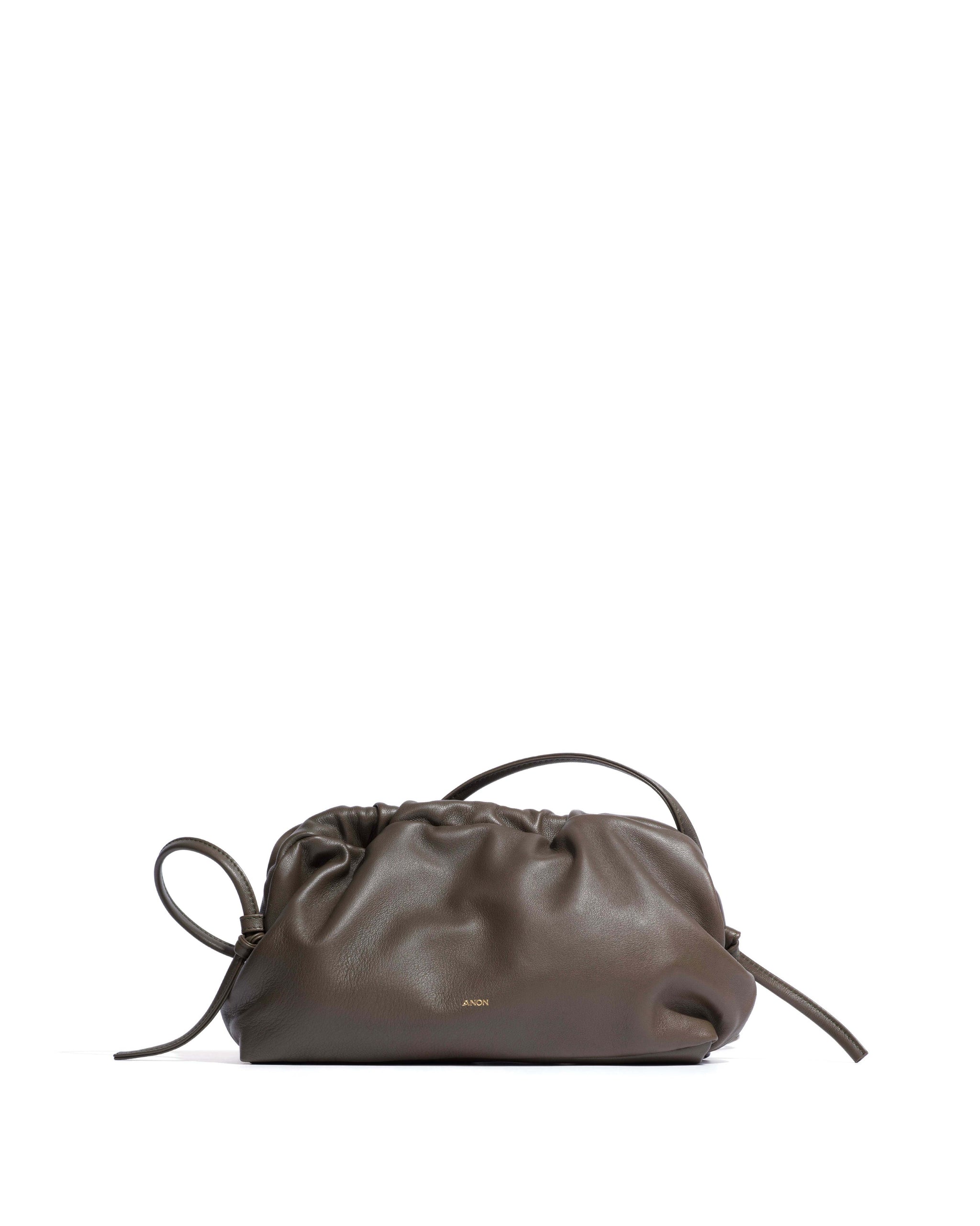 Hally classic cloud bag Shiny lamb Moss green