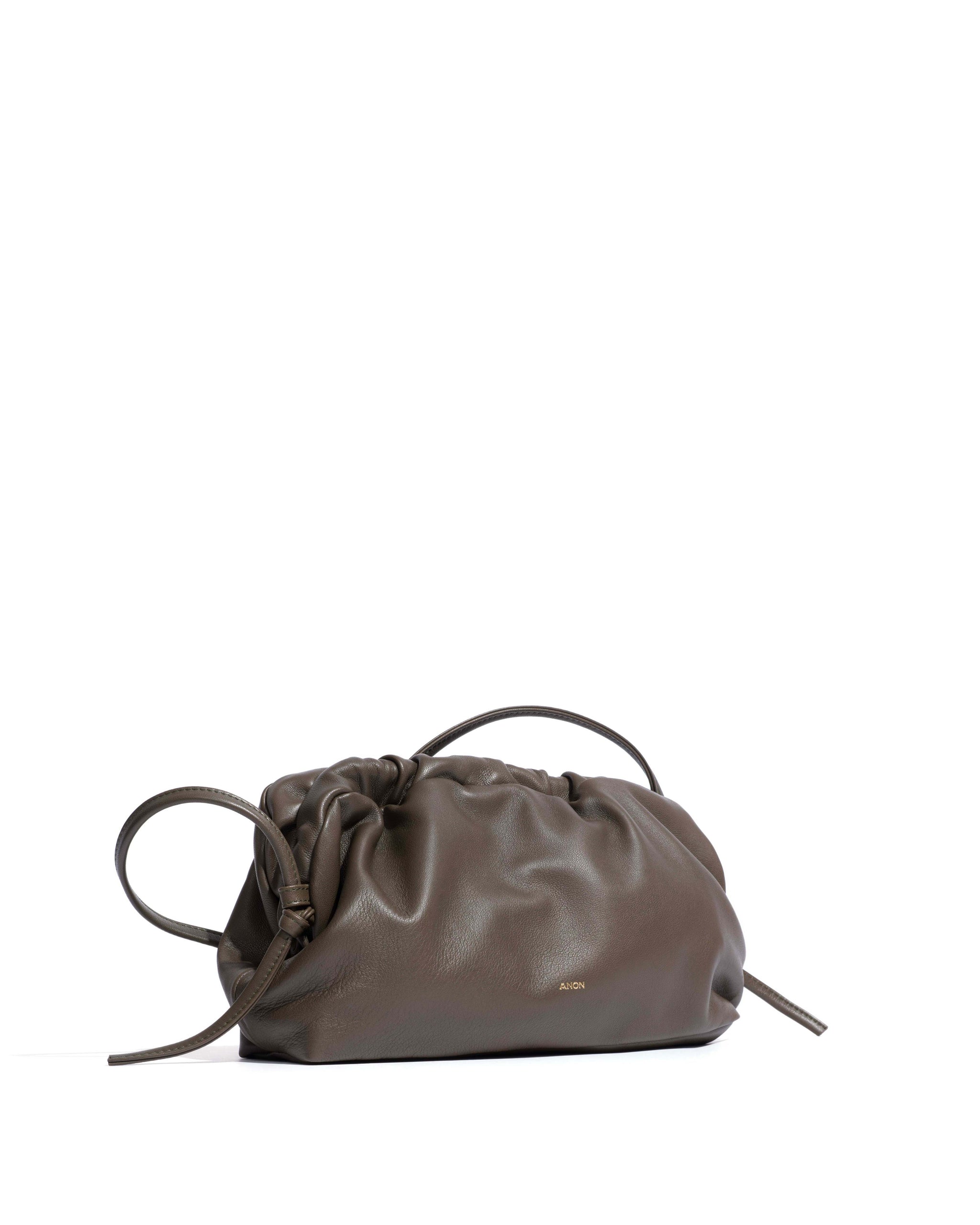 Hally classic cloud bag Shiny lamb Moss green