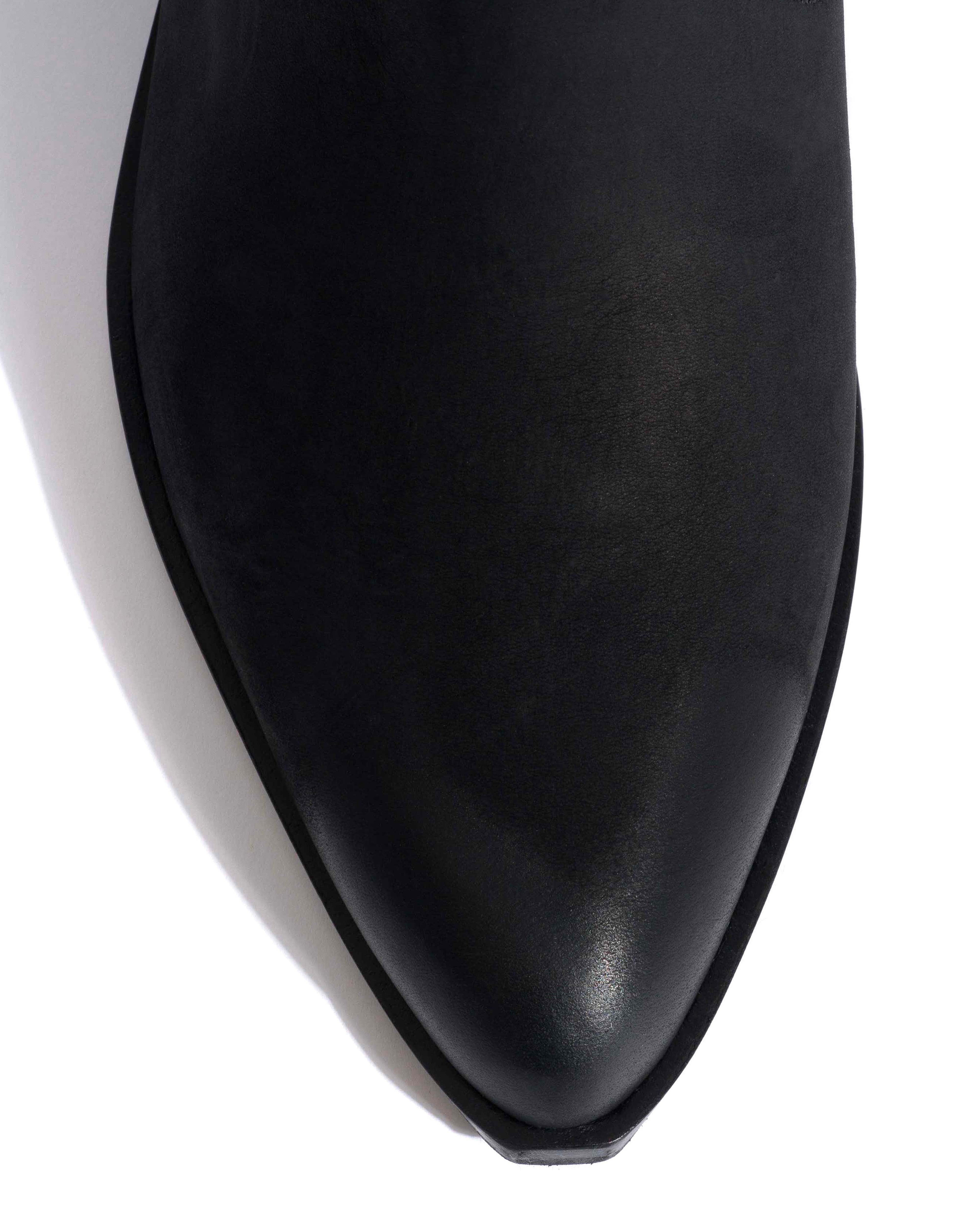 Saseline 35 Soft nubuck calf Black