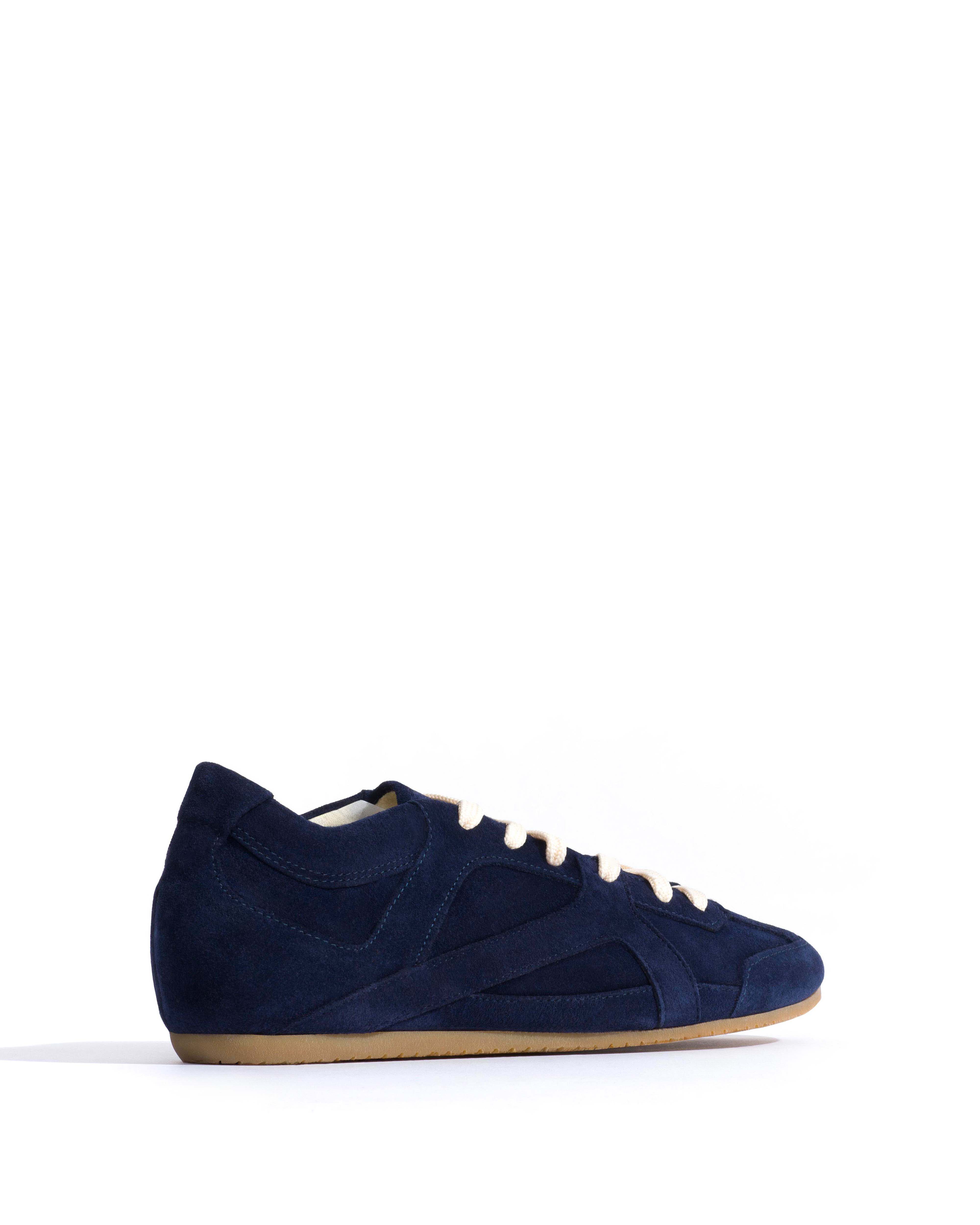 Sneakerina Calf suede Ink blue