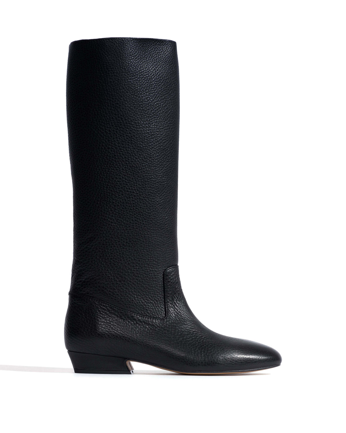 Trina 25 Natural grain soft calf Black