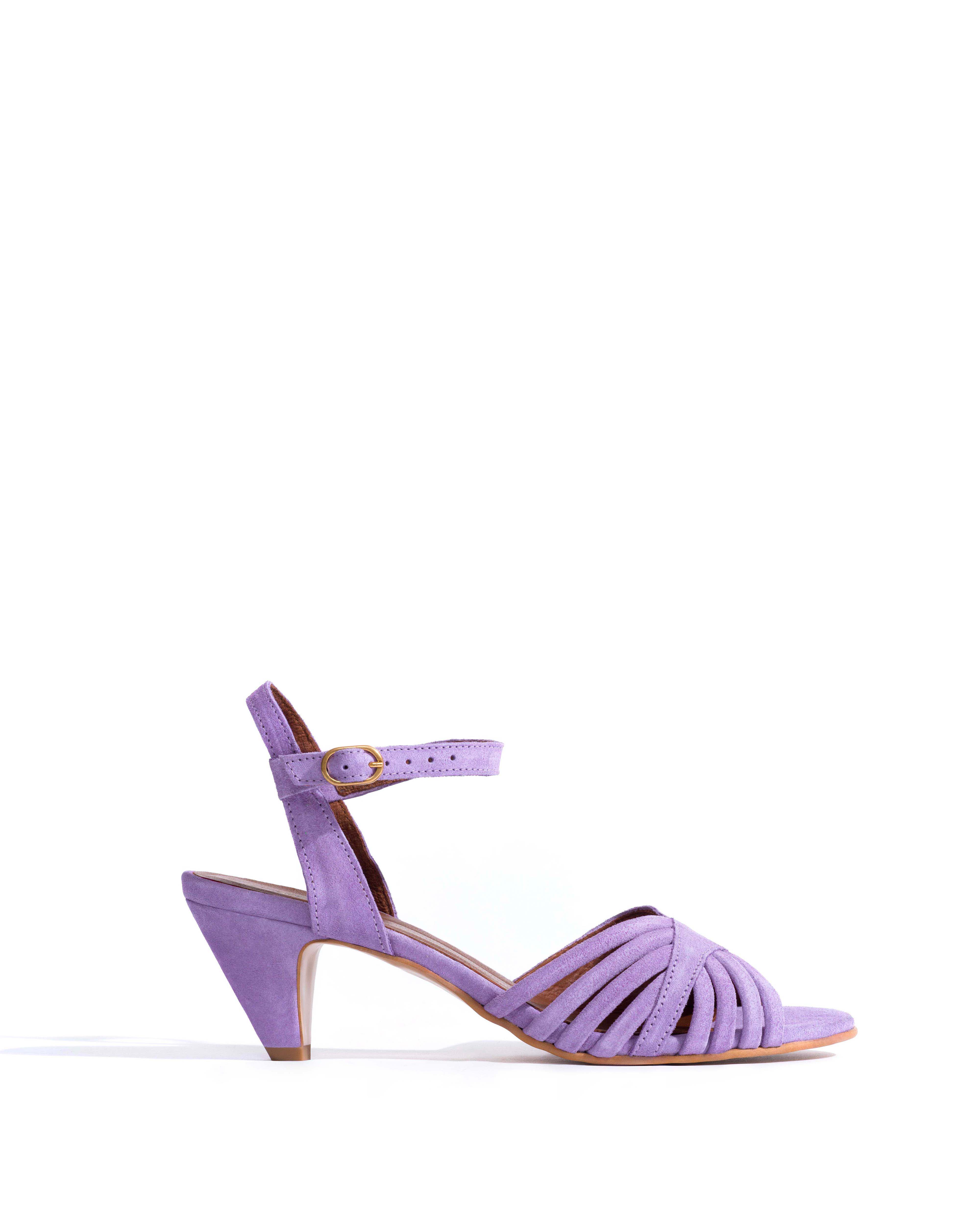 Hermine Calf suede Lavender ice