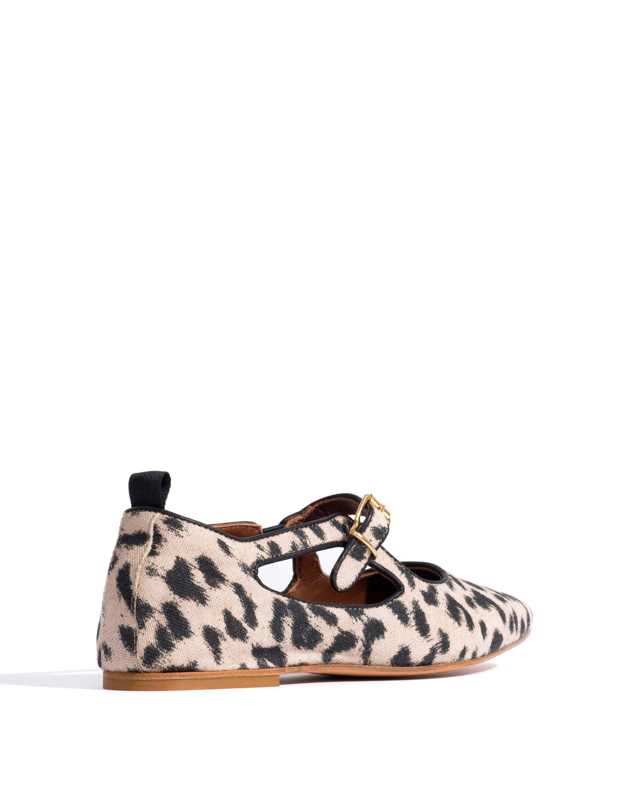 Praise Natural cotton-linen Leopard