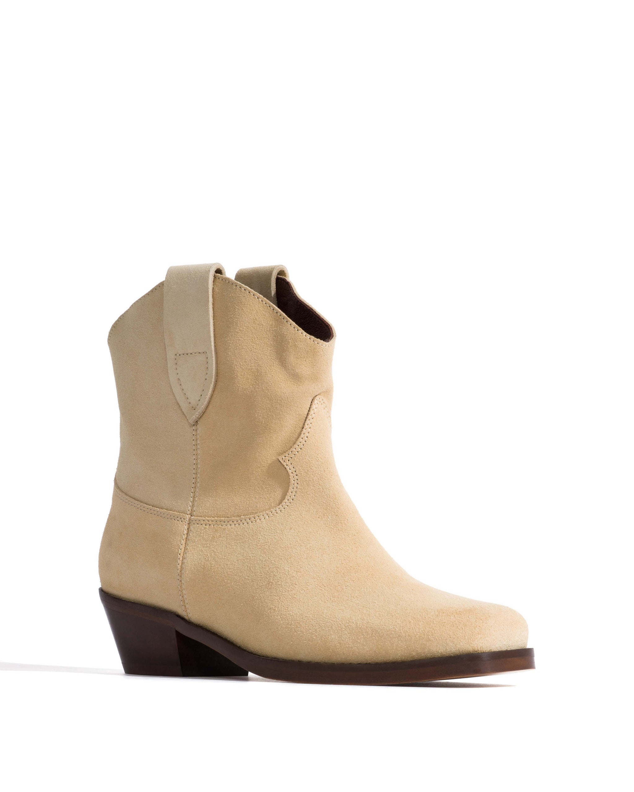 Mandall Calf suede Creamy sand