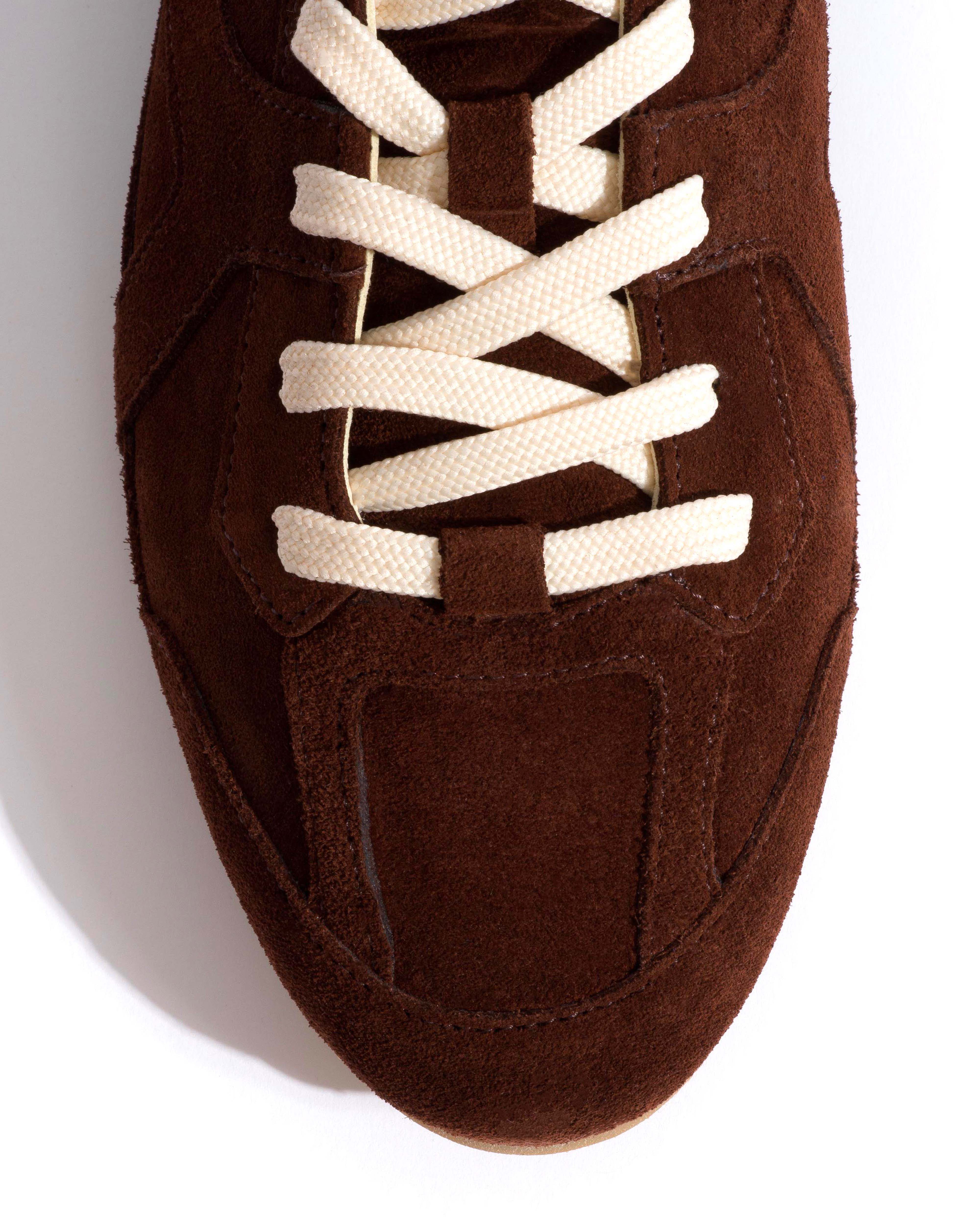 Sneakerina Calf suede Chocolate