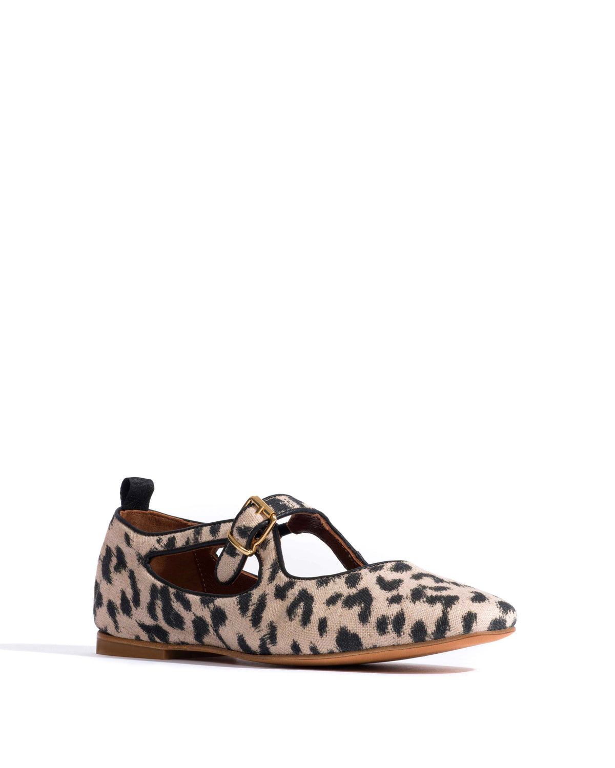 Praise Natural cotton-linen Leopard