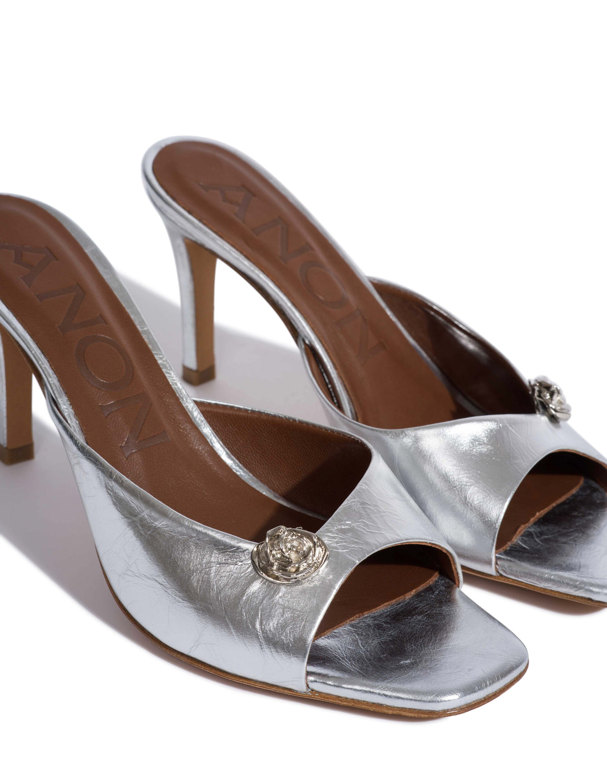 Metallic rose clip Metal Silver