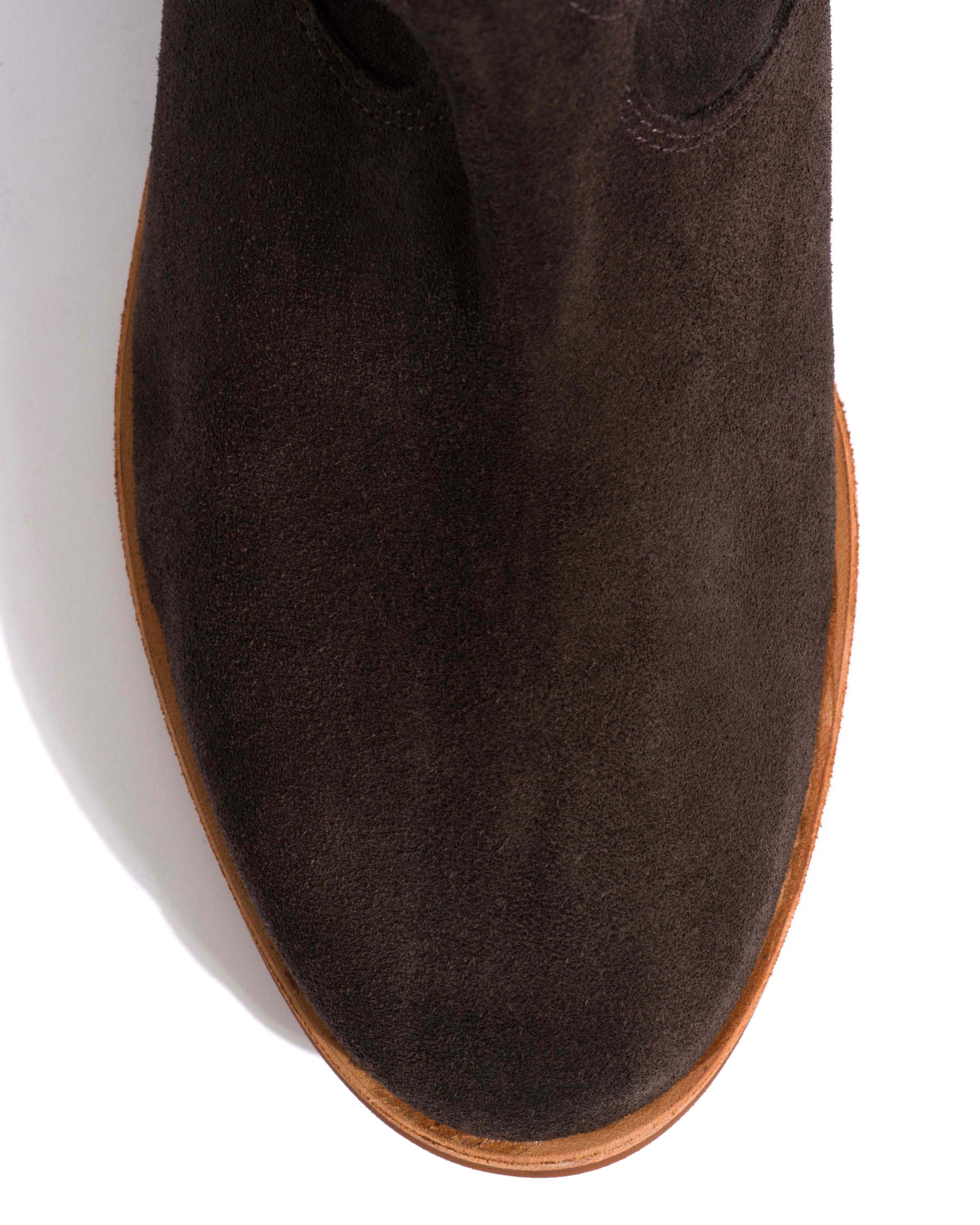 Claudia Calf suede Espresso brown