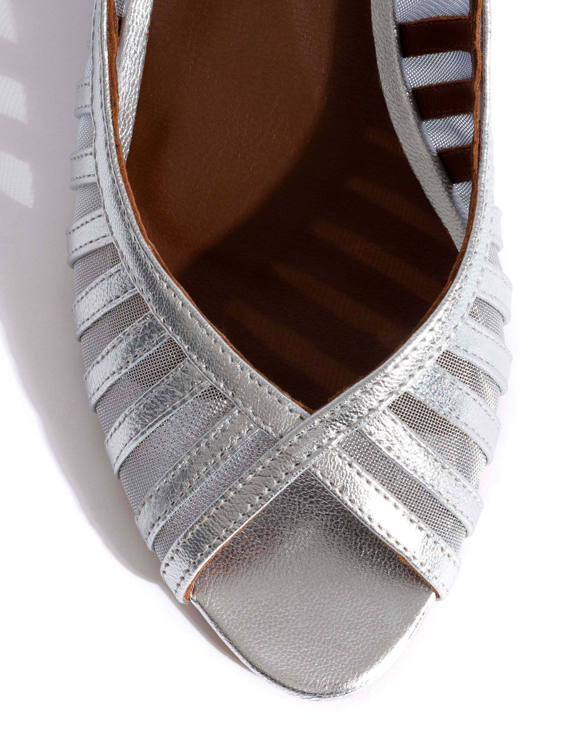 Carminho 40 mesh Metallic goat & mesh Silver
