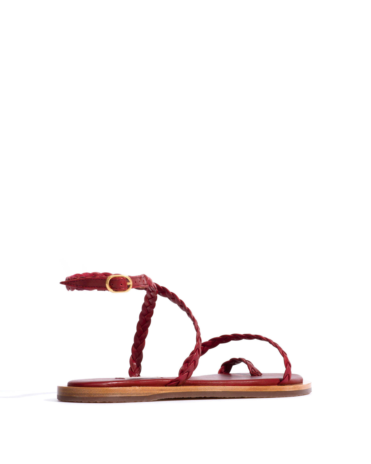 Cinca 10 hand-braided Hand-braided leather Pomegranate