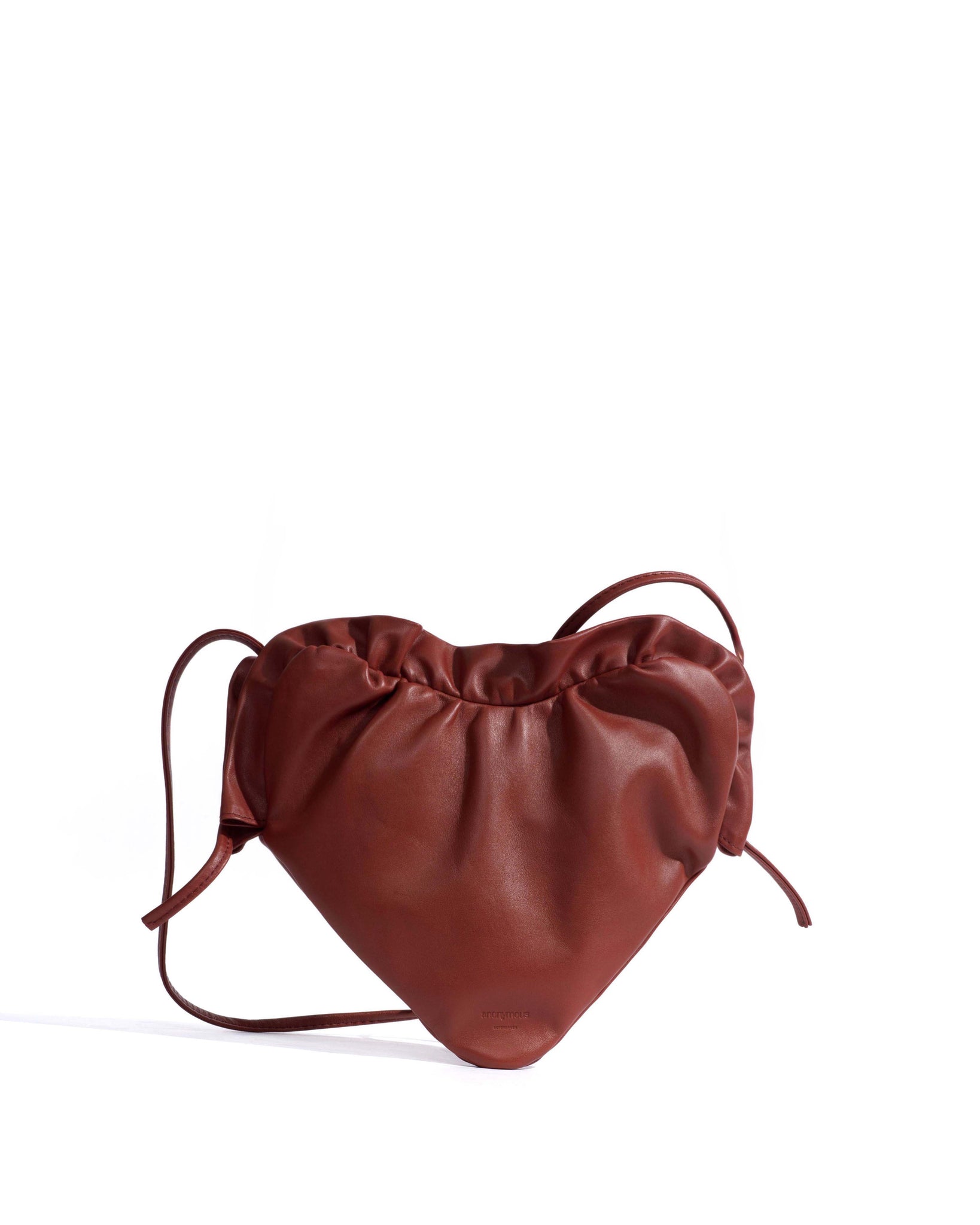 ChanBaek Zally classic heart bag Shiny lamb Terracotta– Anonymous