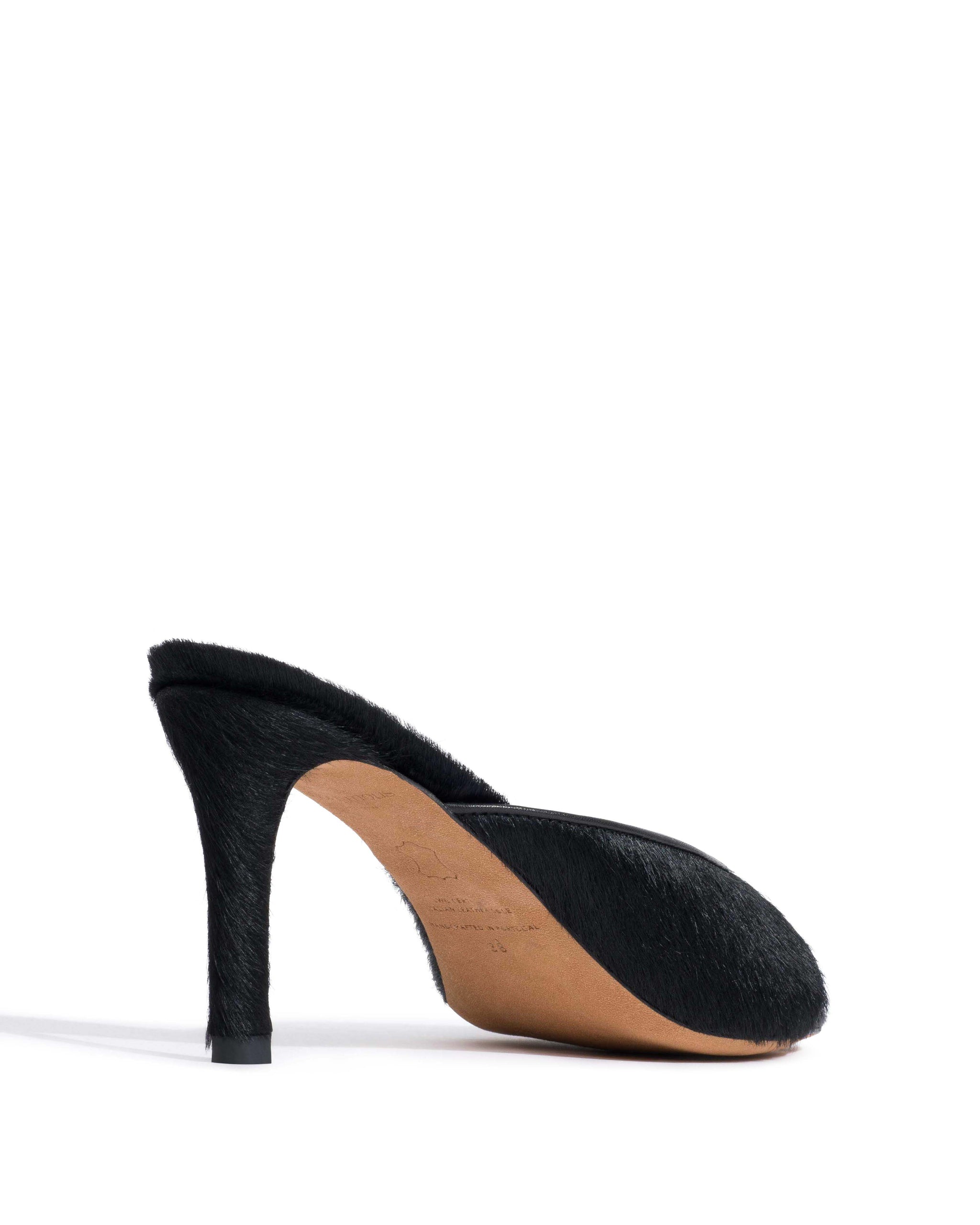 Mazy 75 Calf hair Black - Anonymous Copenhagen Heels