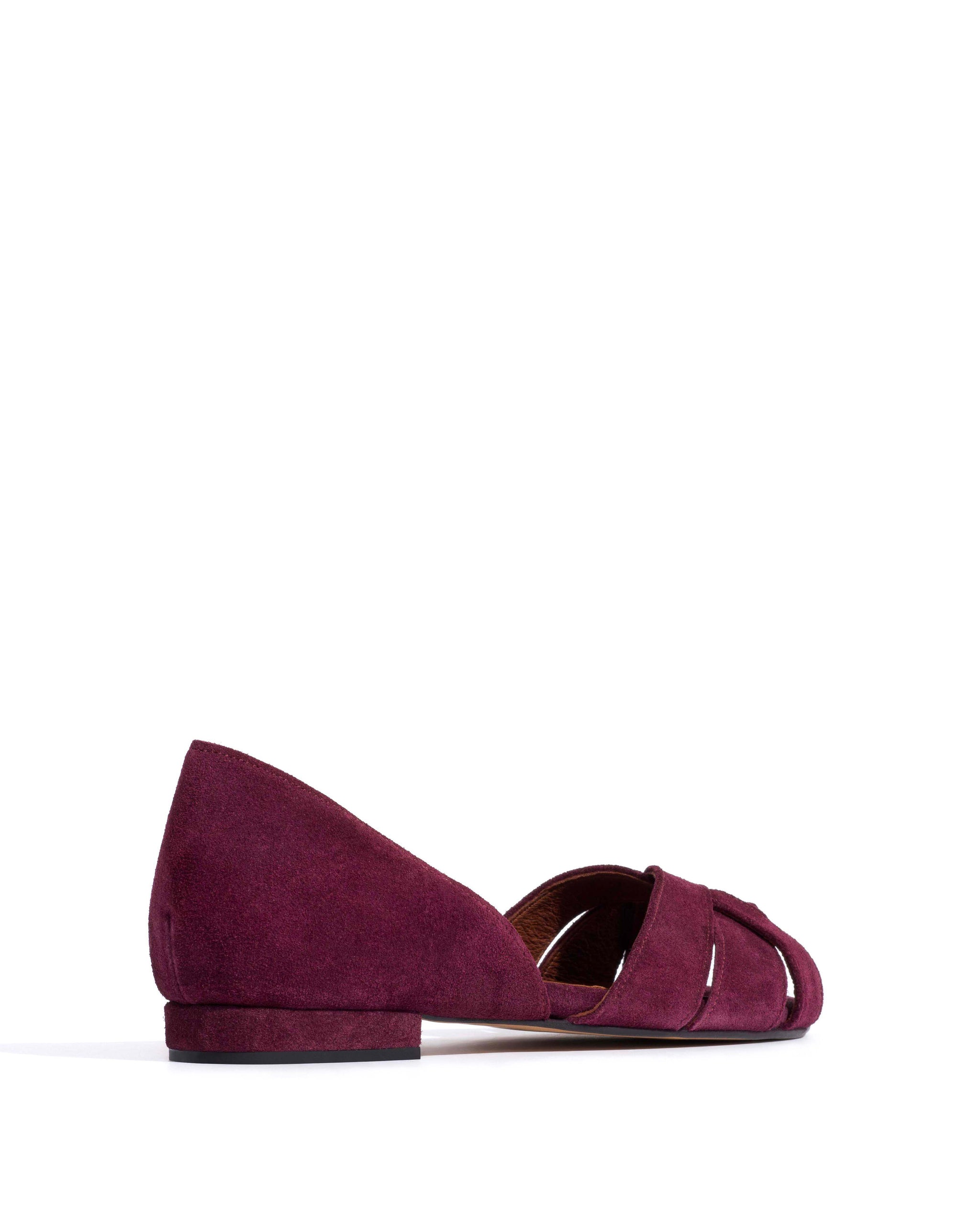 Sanni 20 Calf suede Fig purple - Anonymous Copenhagen Flat sandals