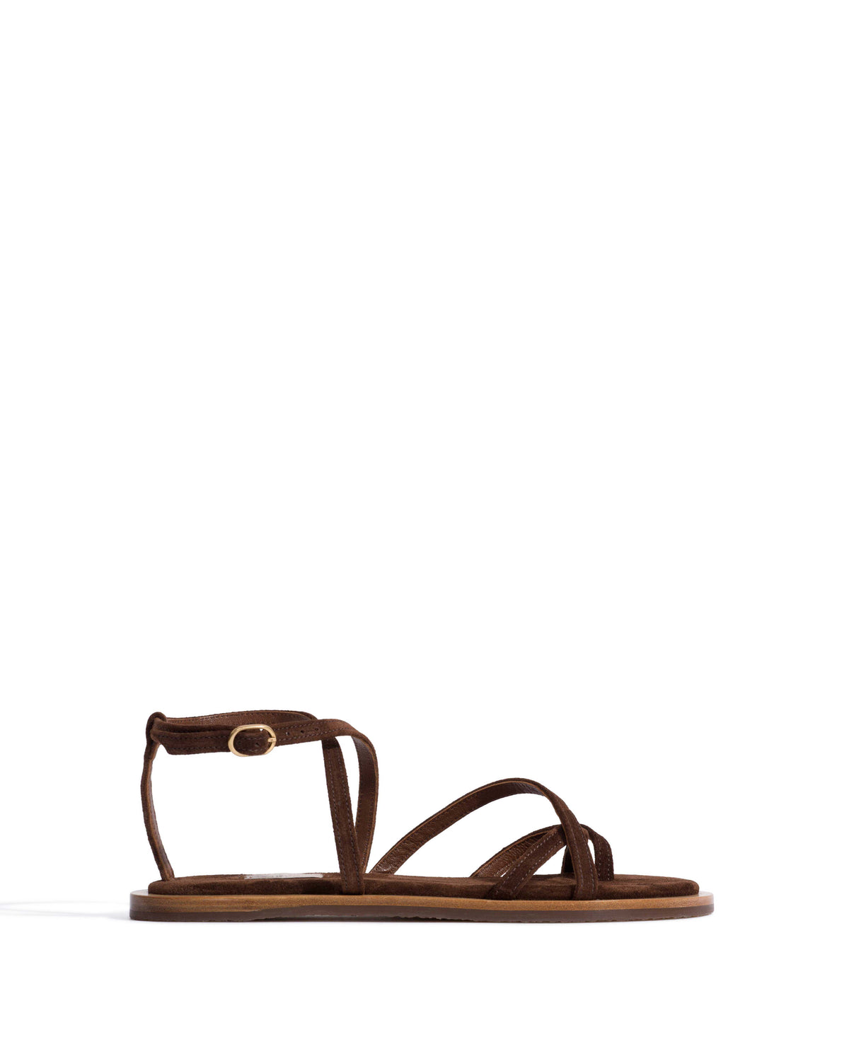 Isah 10 Calf suede Chocolate