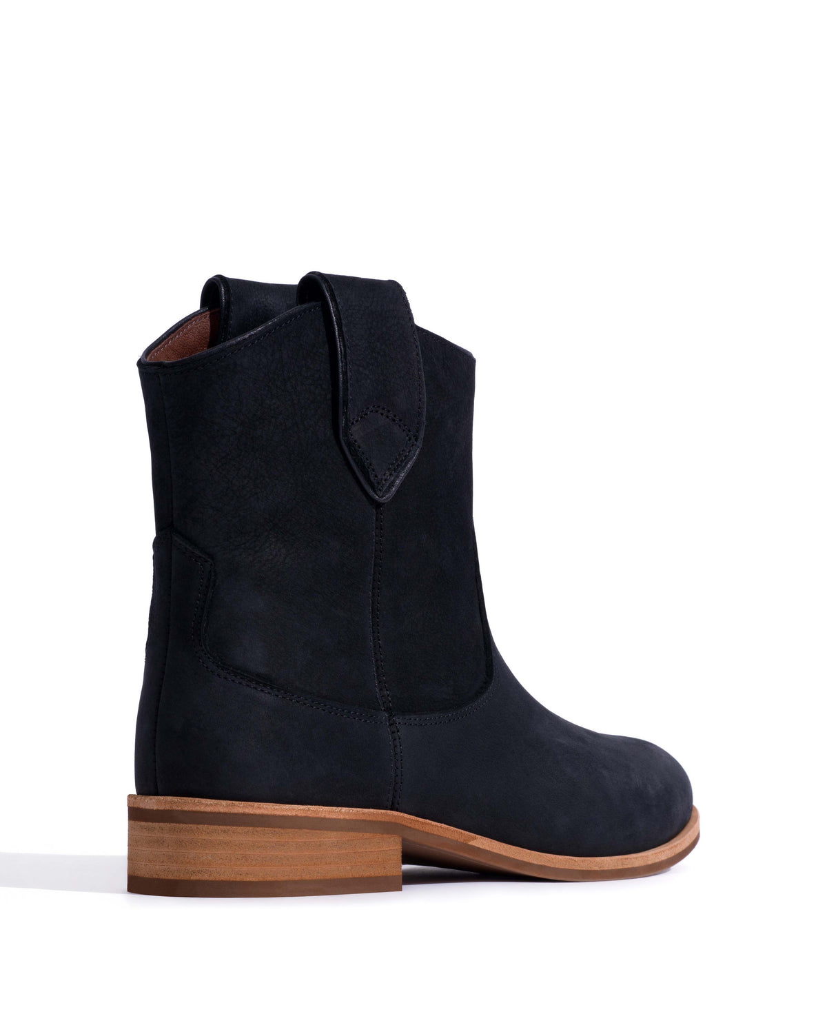 Monja Soft nubuck calf Black