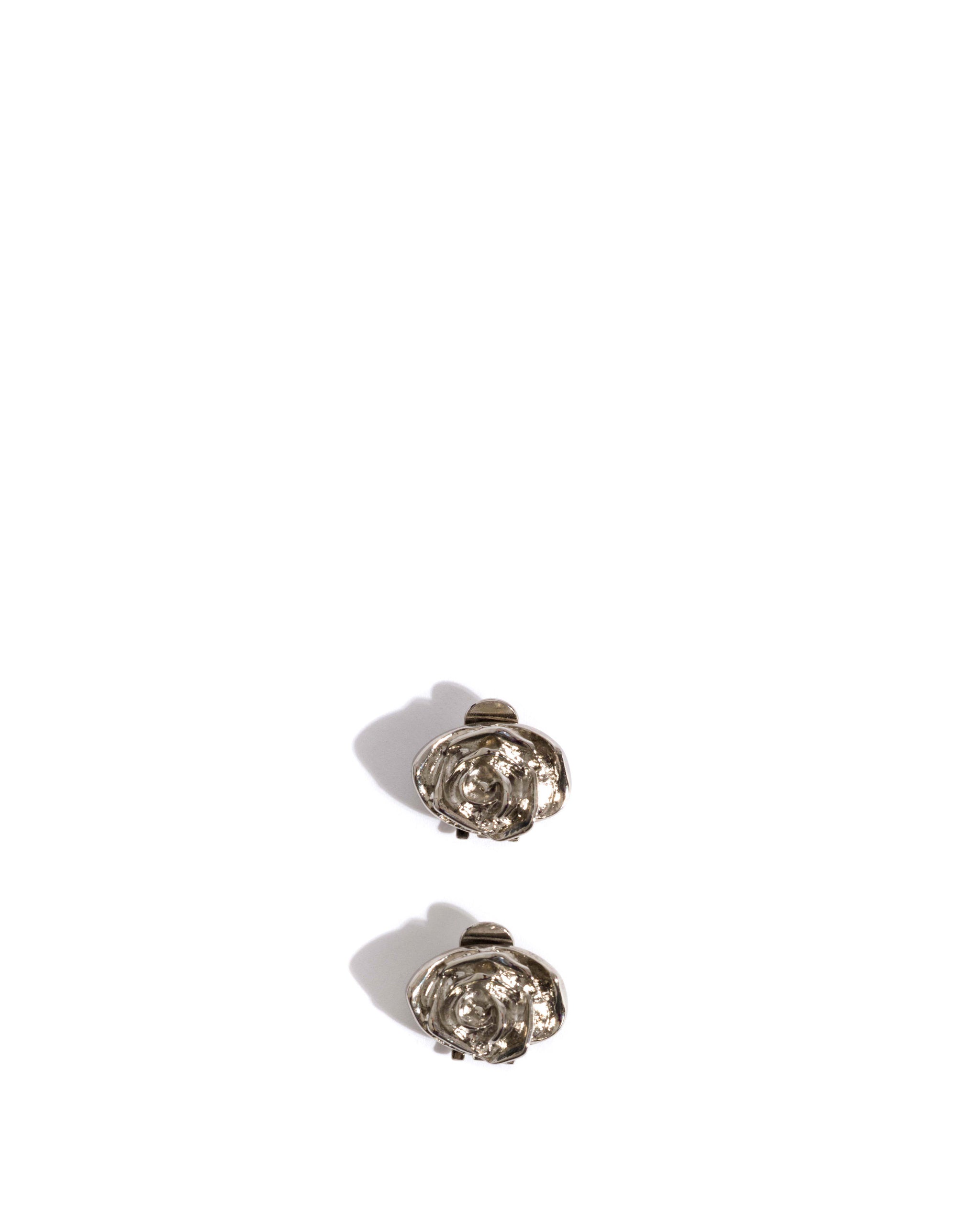 Metallic rose clip Metal Silver