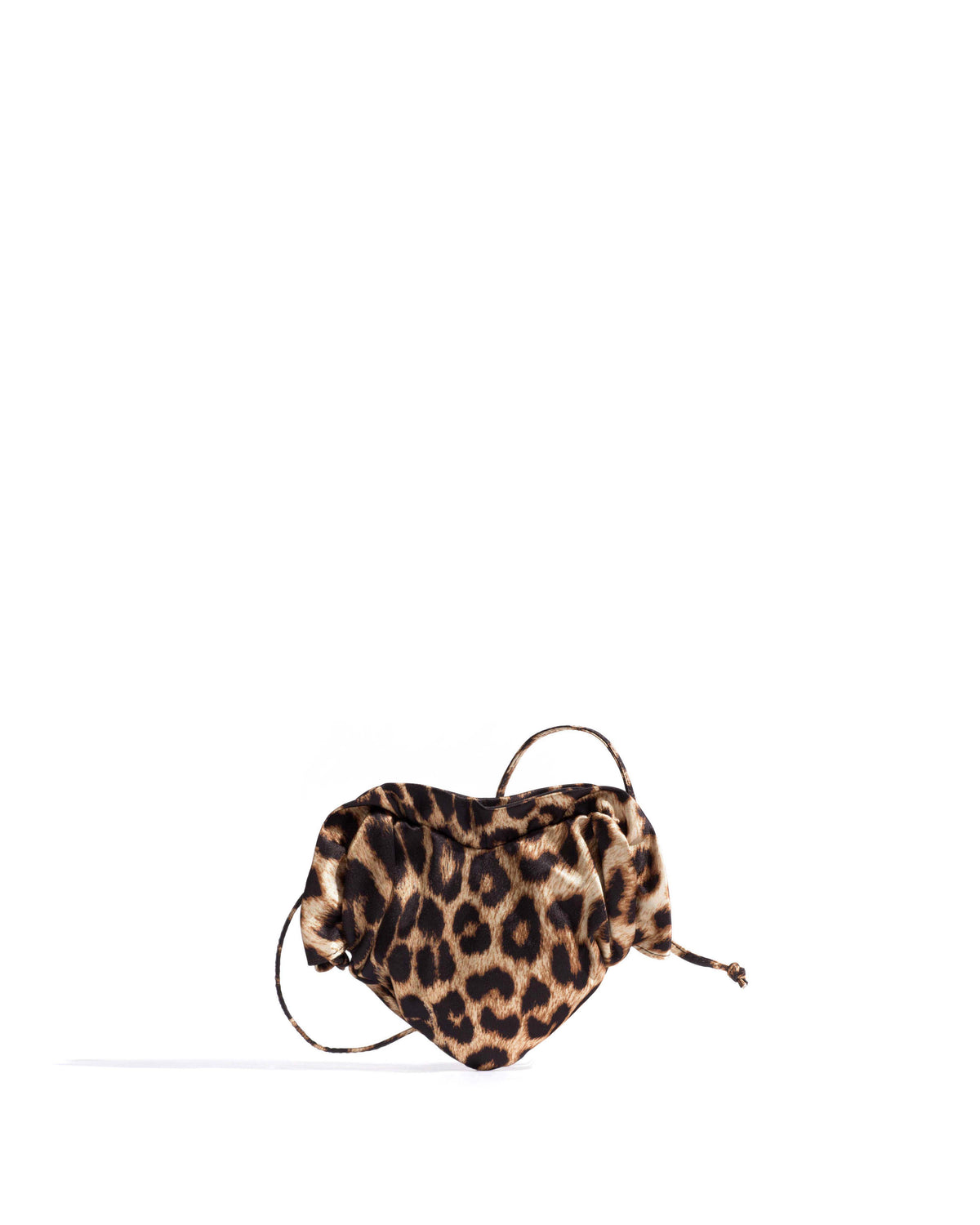 Zally petite heart bag Satin print Leopard