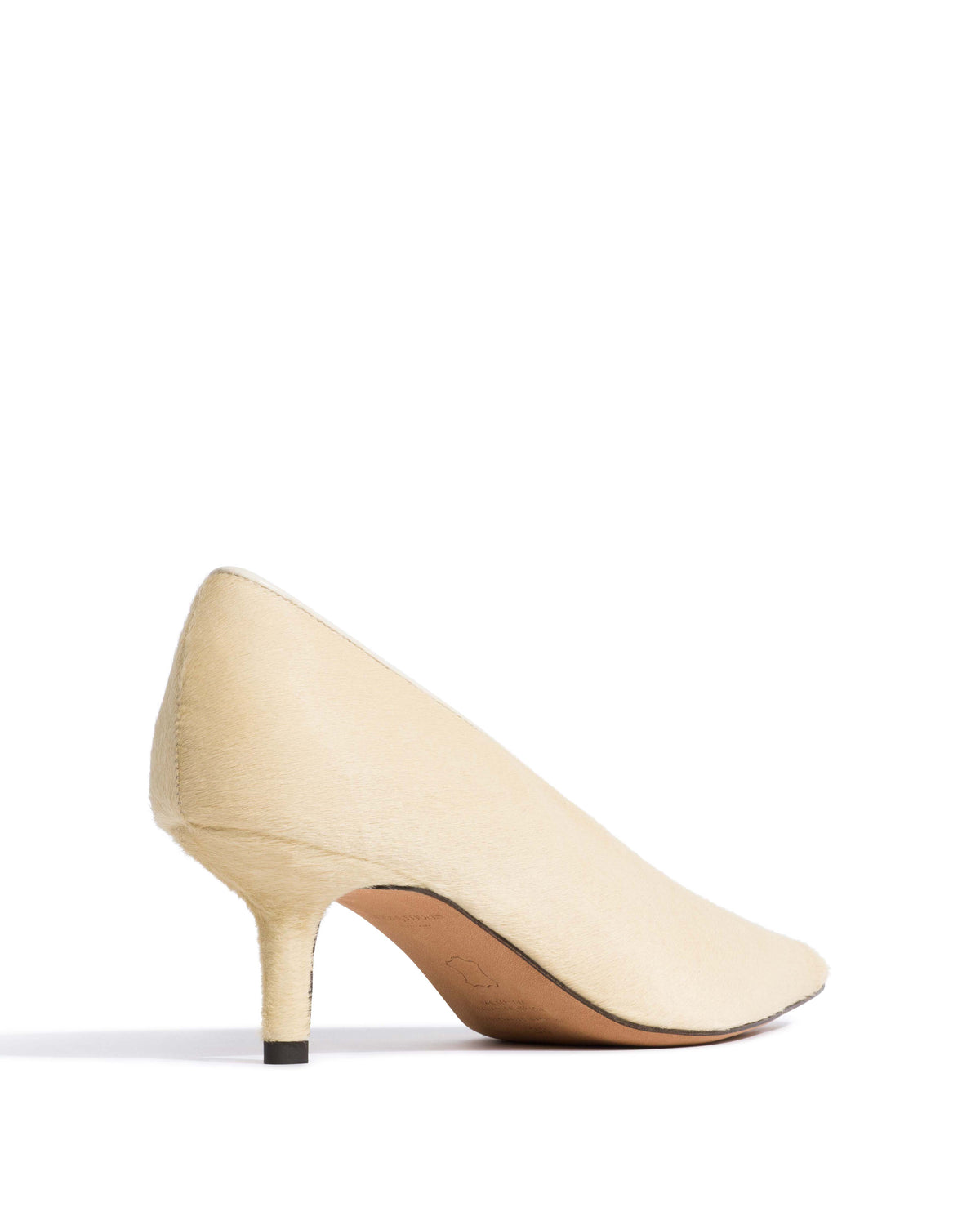 Phia 55 pin Calf hair Ivory