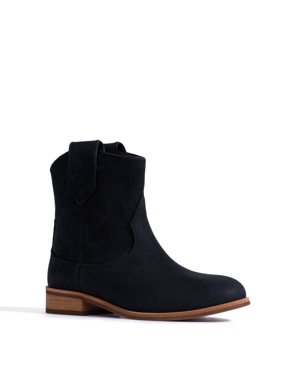 Monja Soft nubuck calf Black