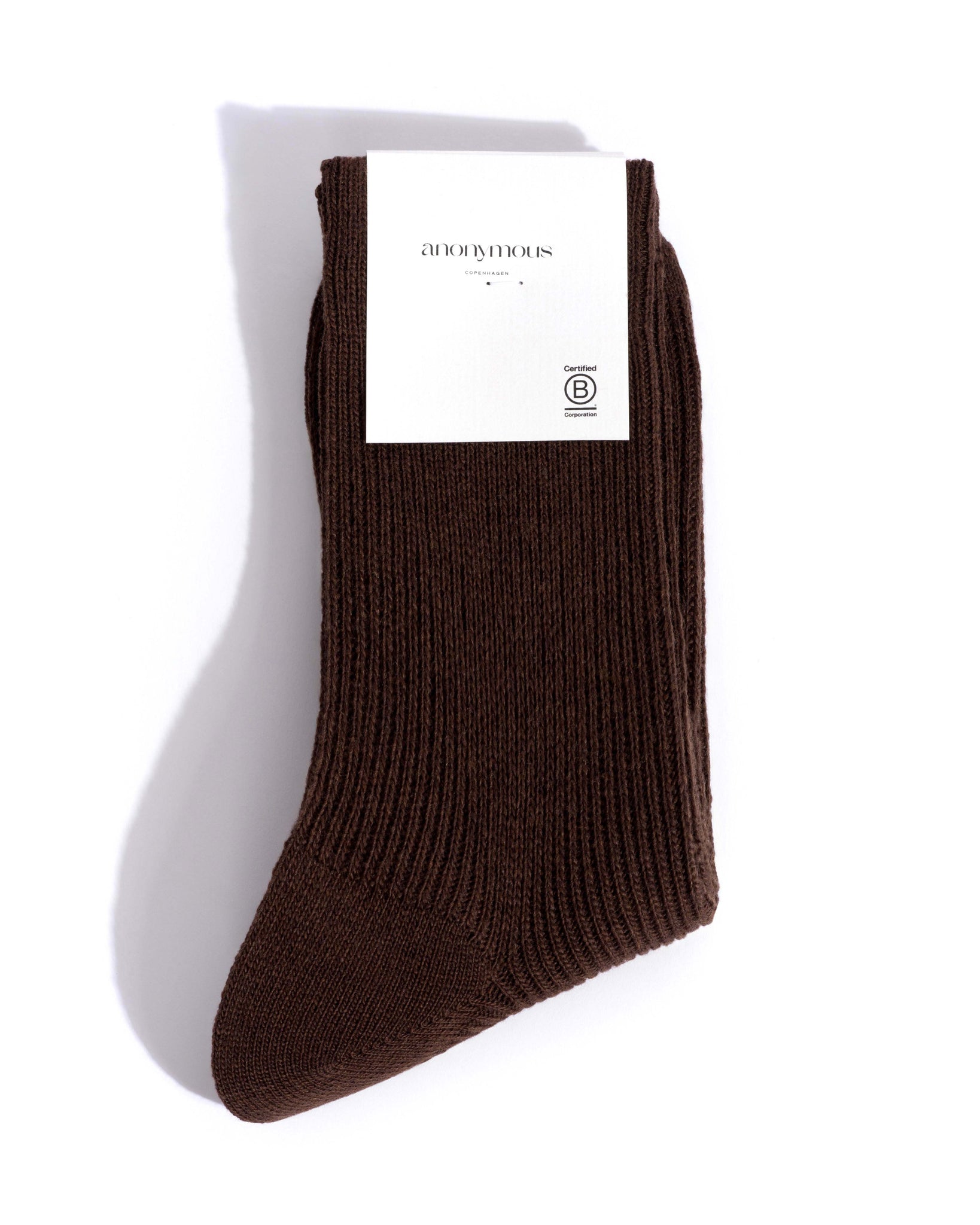 Ines silk cashmere socks 30% silk 70% cashmere Chocolate