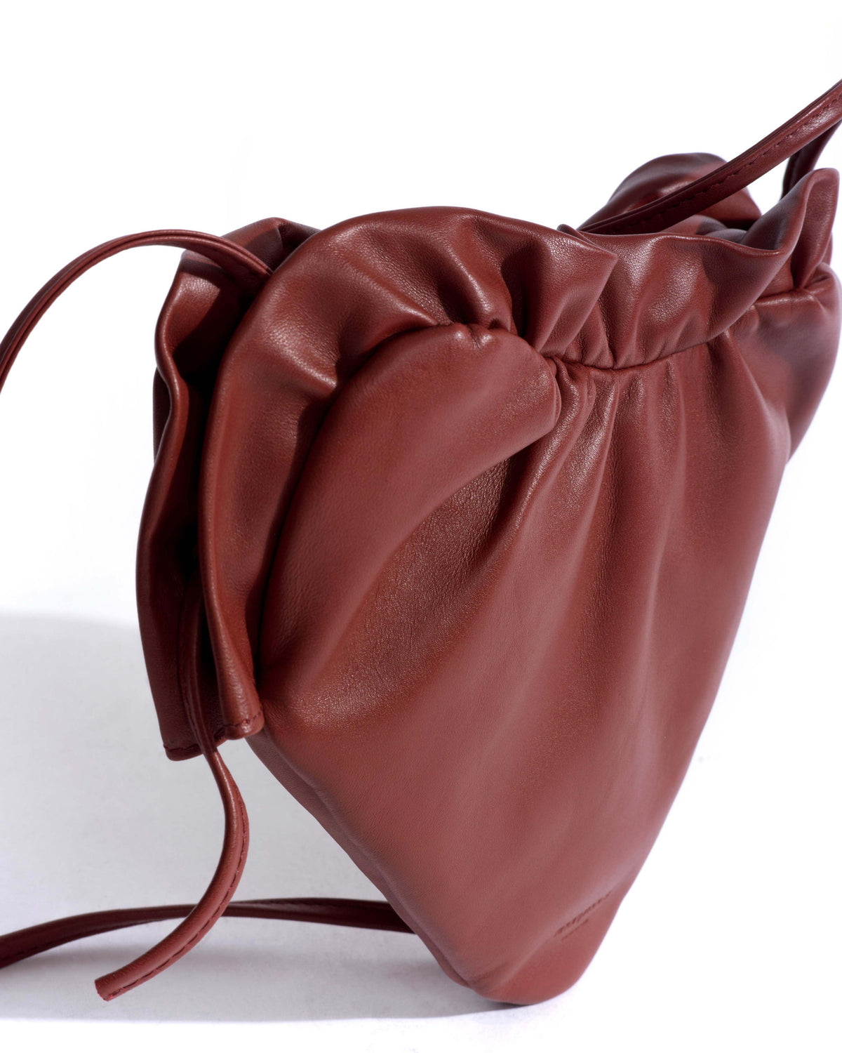 Zally classic heart bag Shiny lamb Terracotta