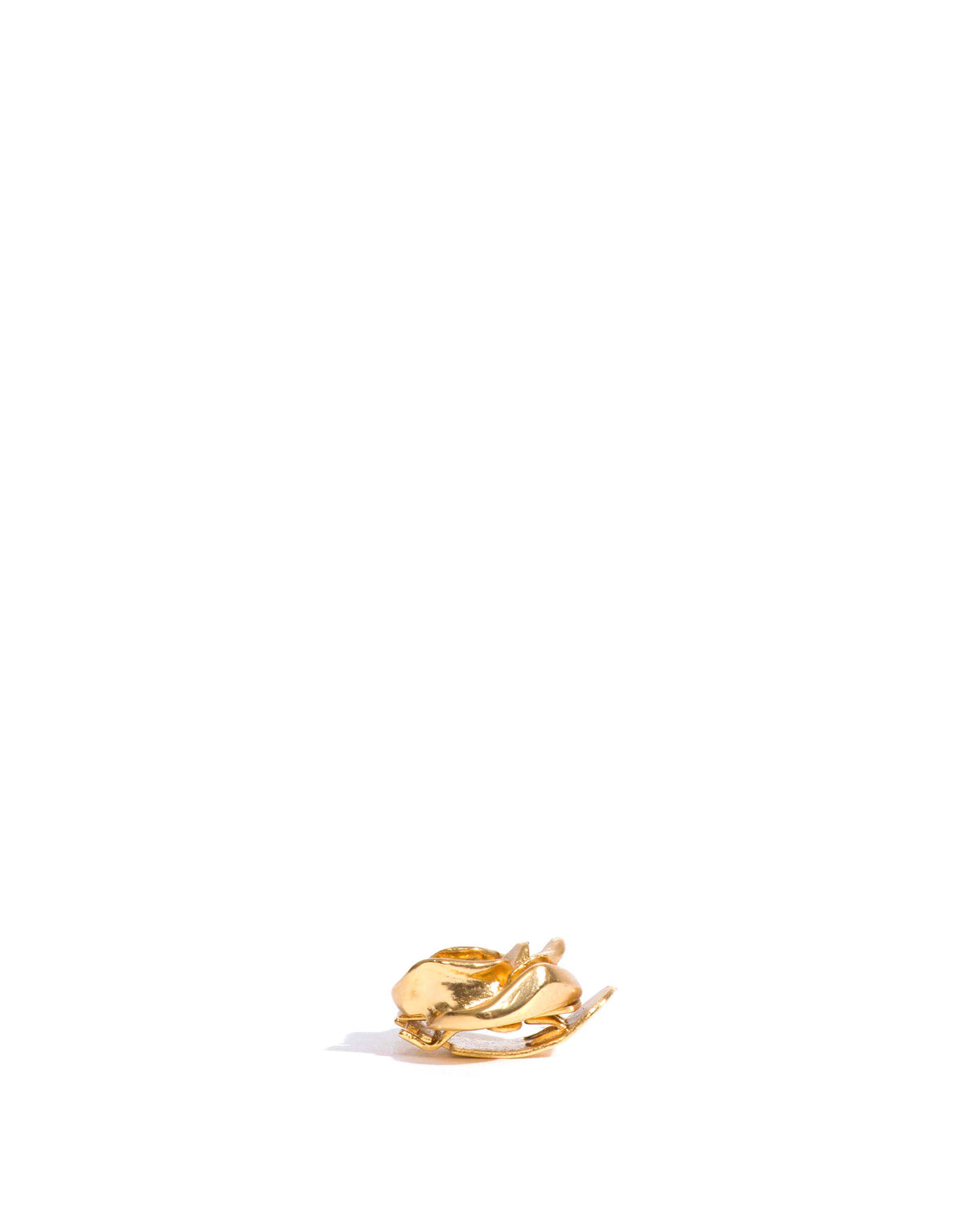 Metallic rose clip Metal Gold