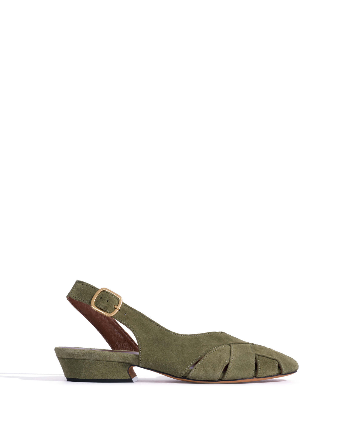 Barielle 25 Calf suede Olive green