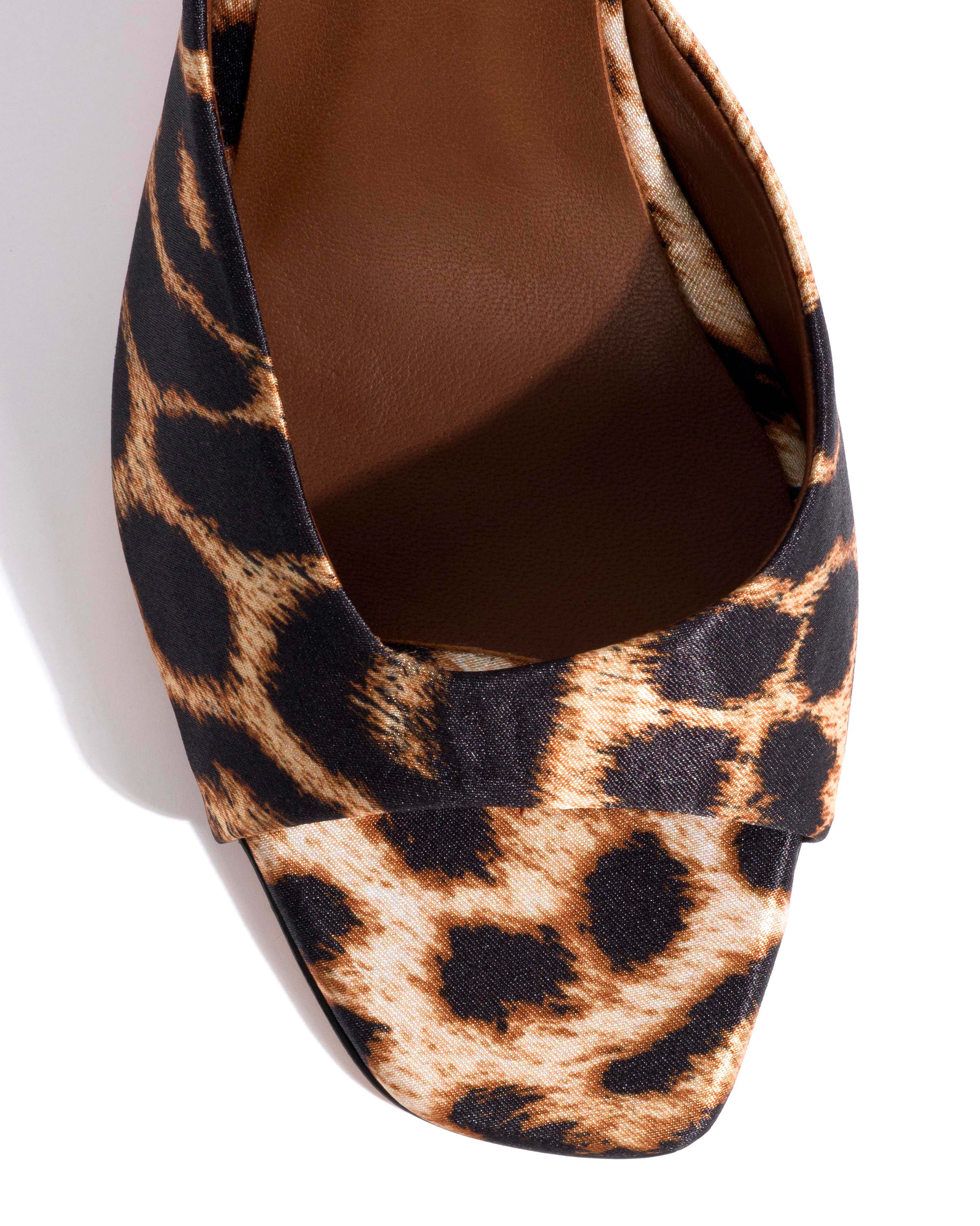 Mazy 100 Satin print Leopard