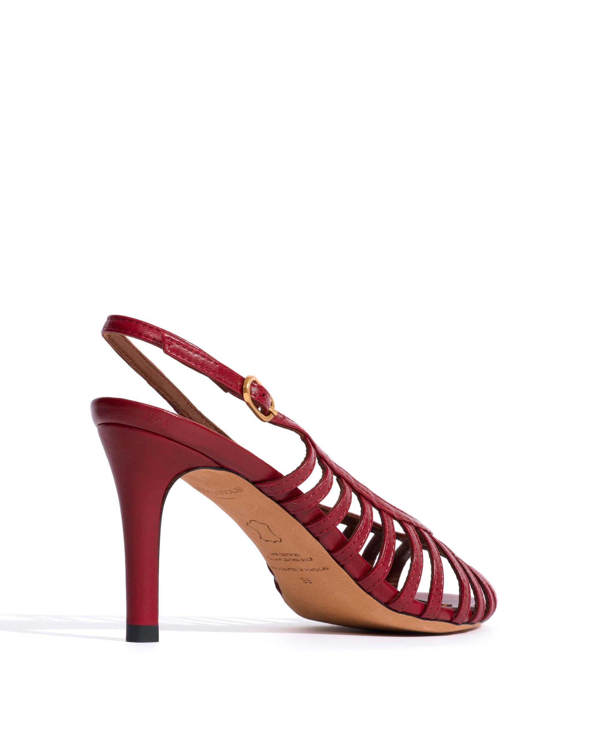 Carminho 75 Shiny lamb Pomegranate - Anonymous Copenhagen Heels