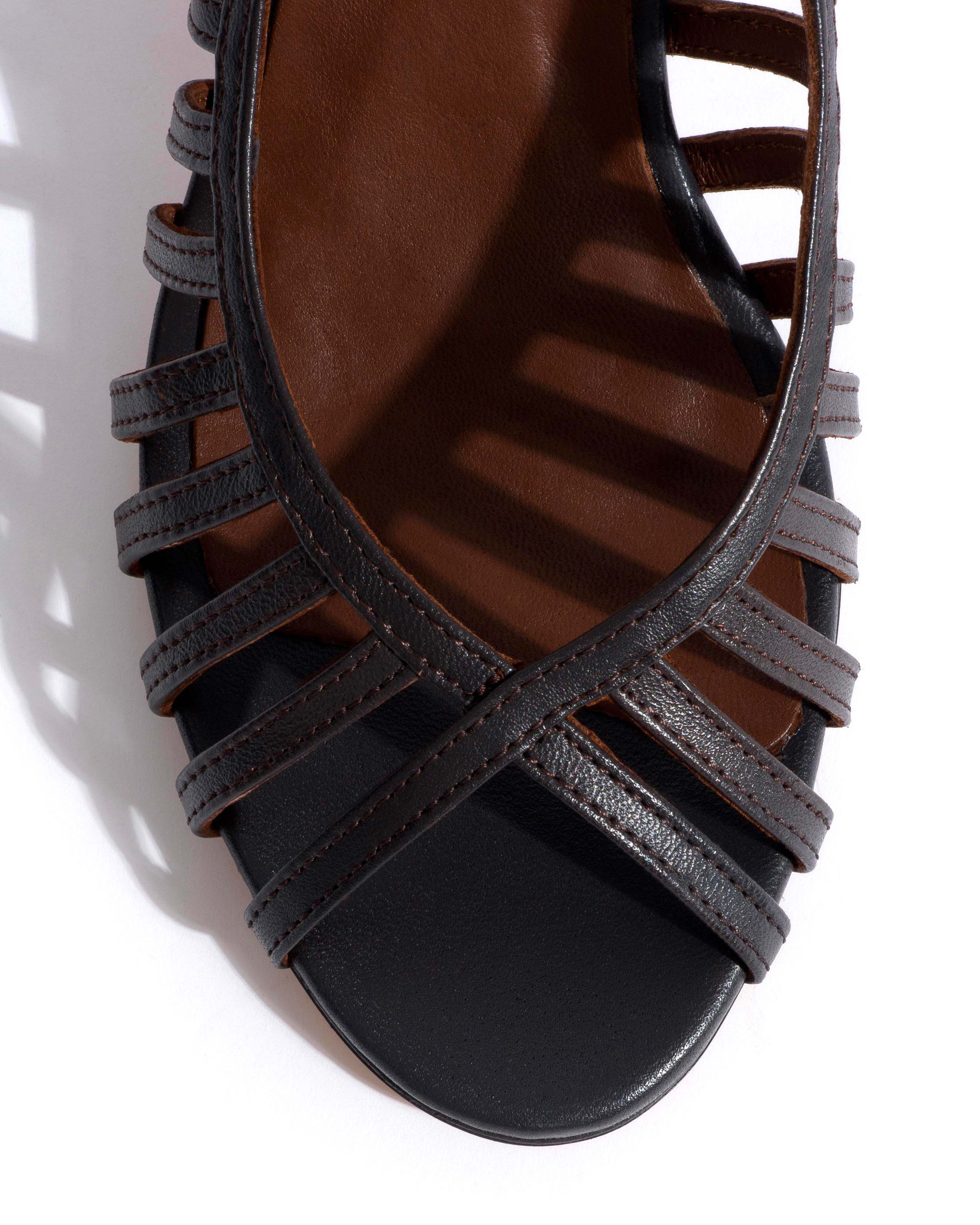 Carminho 75 Shiny lamb Espresso brown