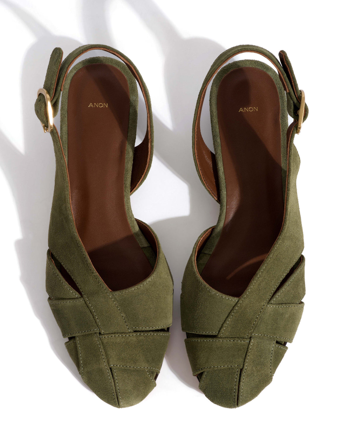Barielle 25 Calf suede Olive green