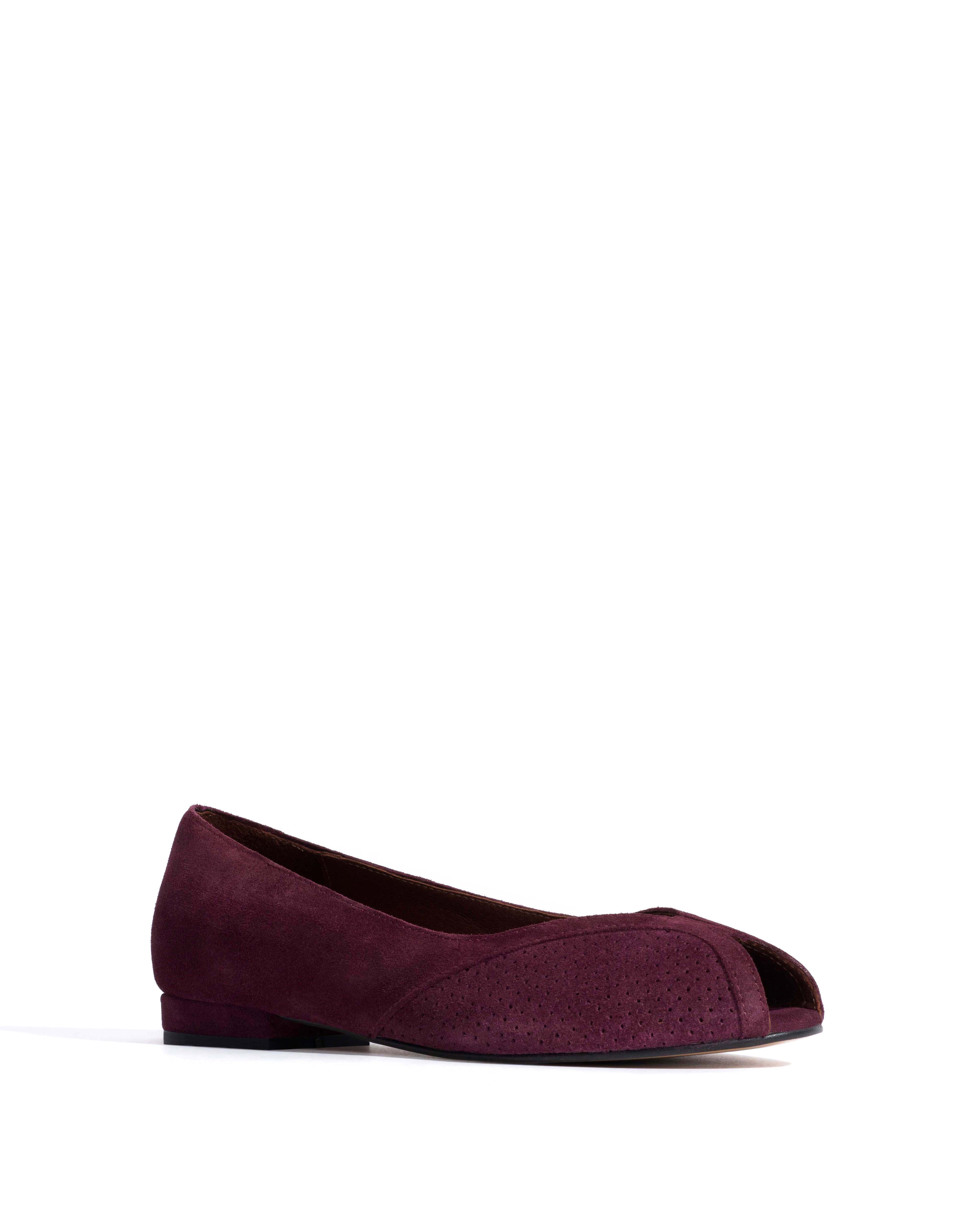 Tiffy Calf suede Fig purple
