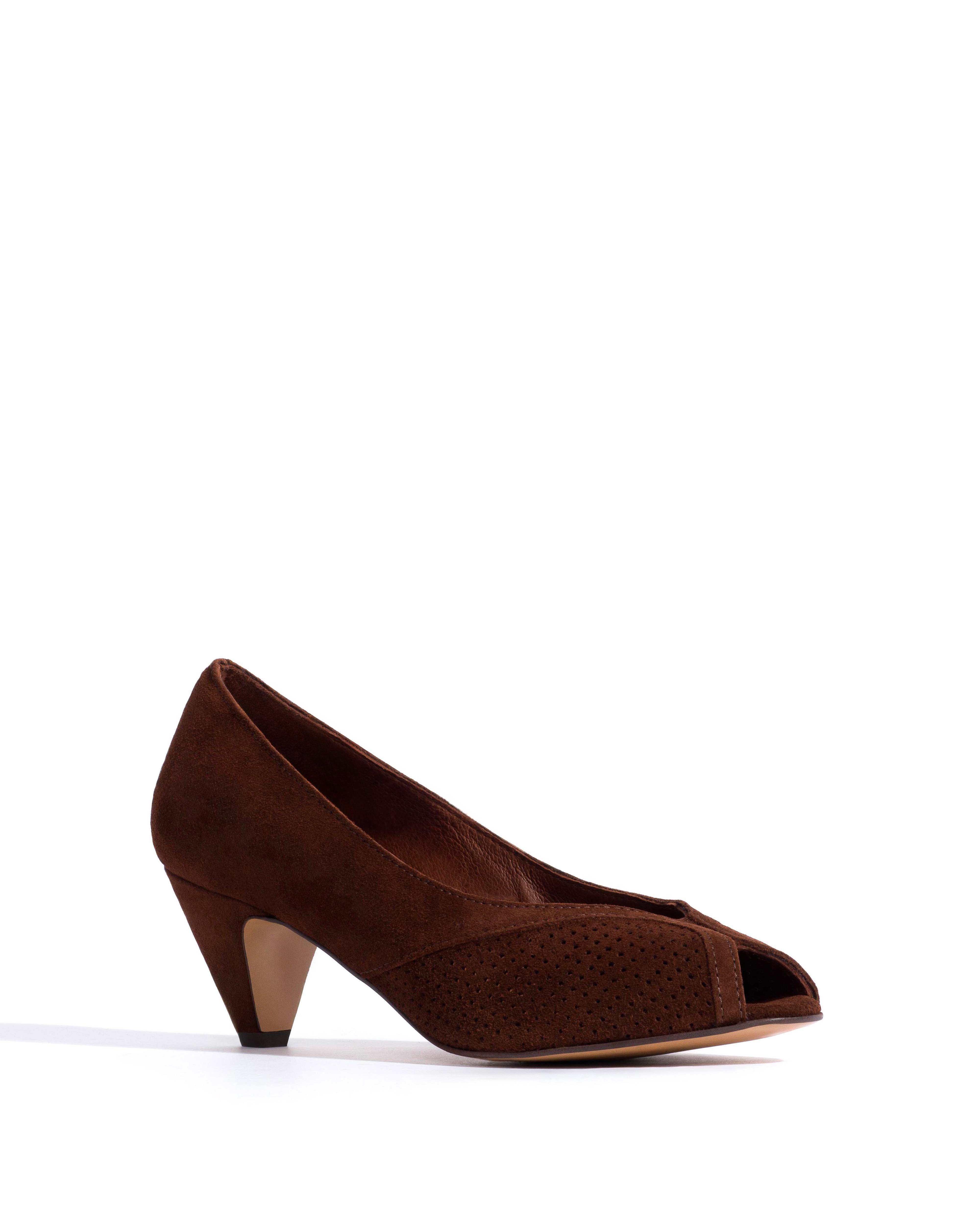 Tiffany stiletto Calf suede Chocolate