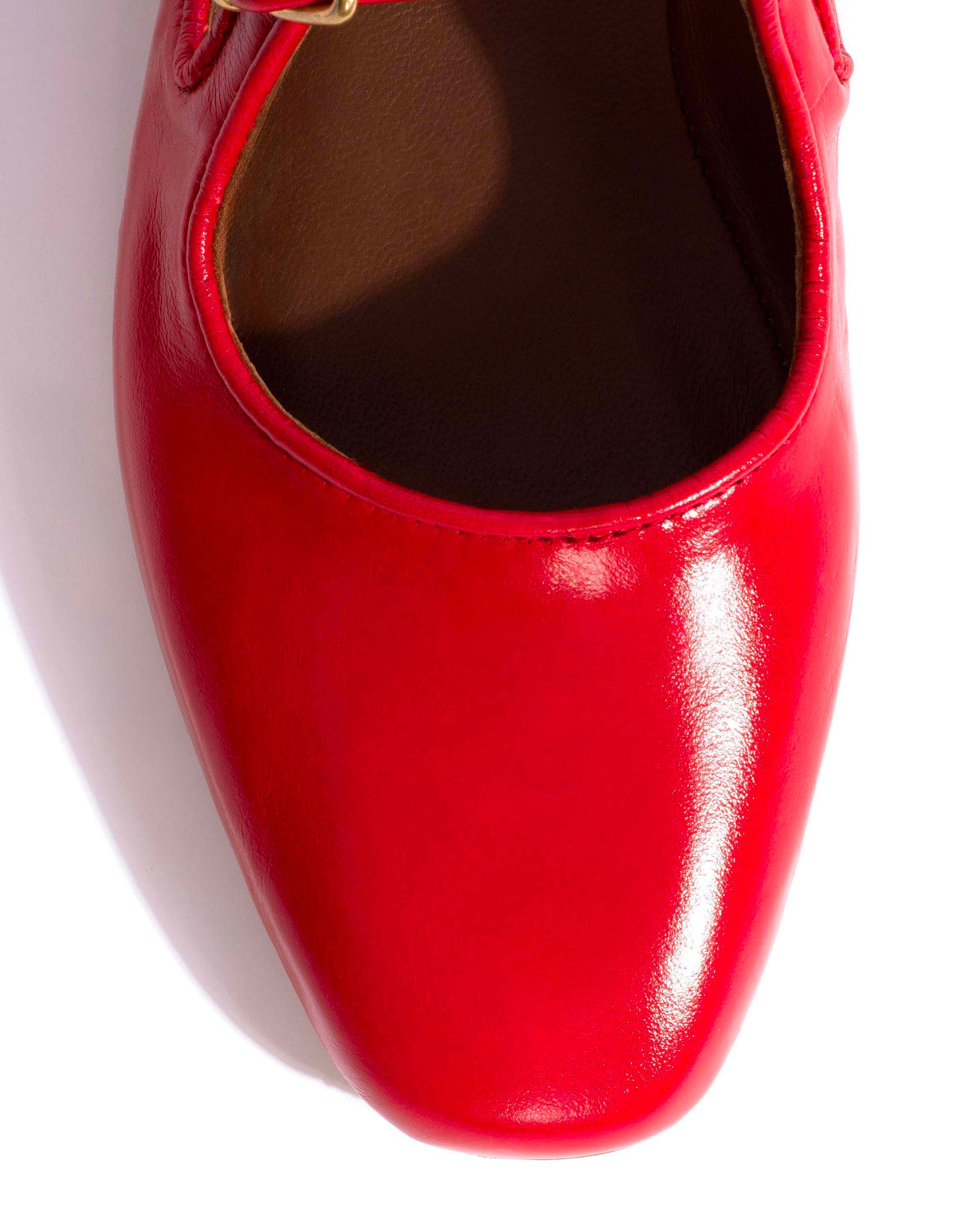 Praise Crinkled polished goat Scarlet