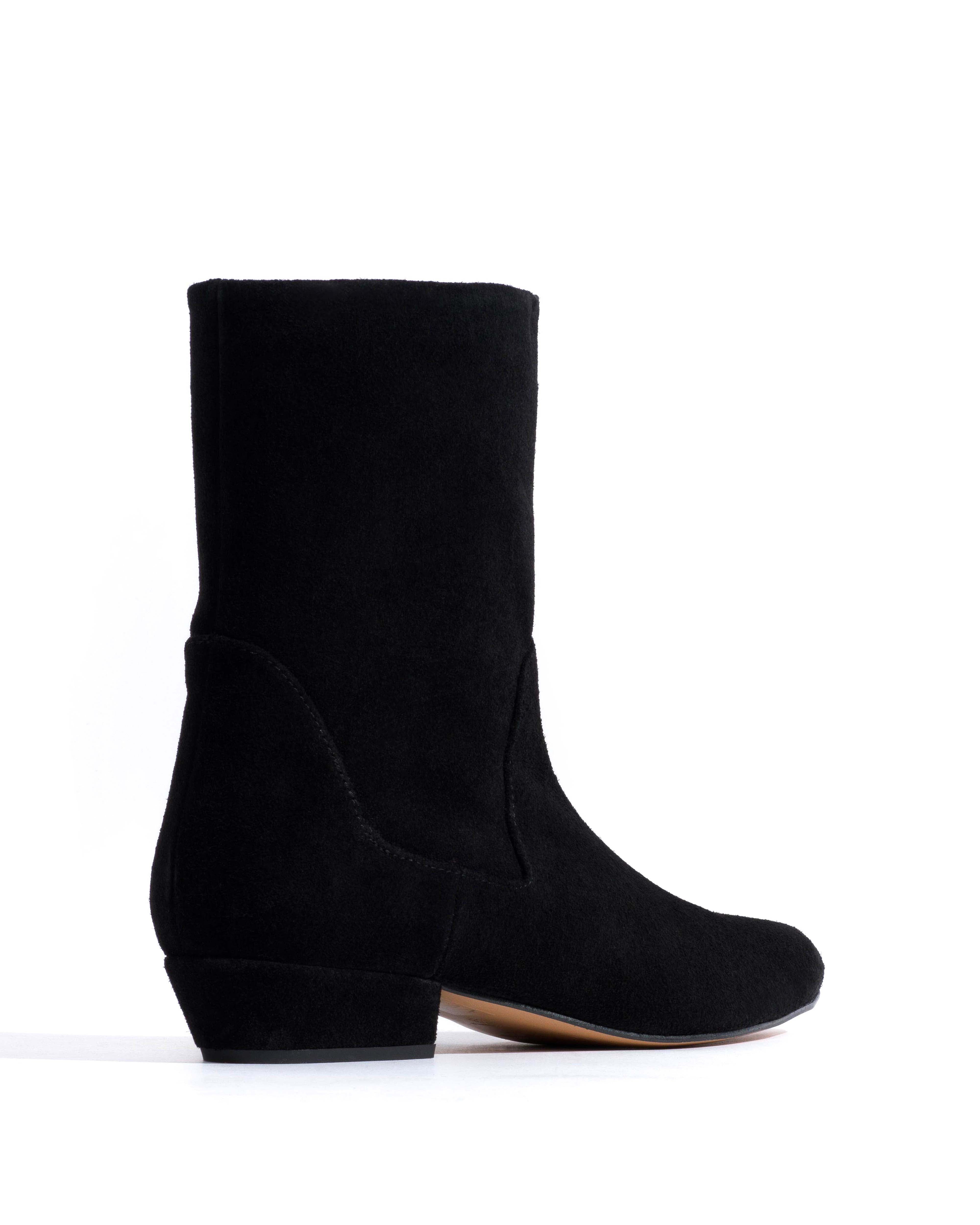 Vanni 20 Calf suede Black