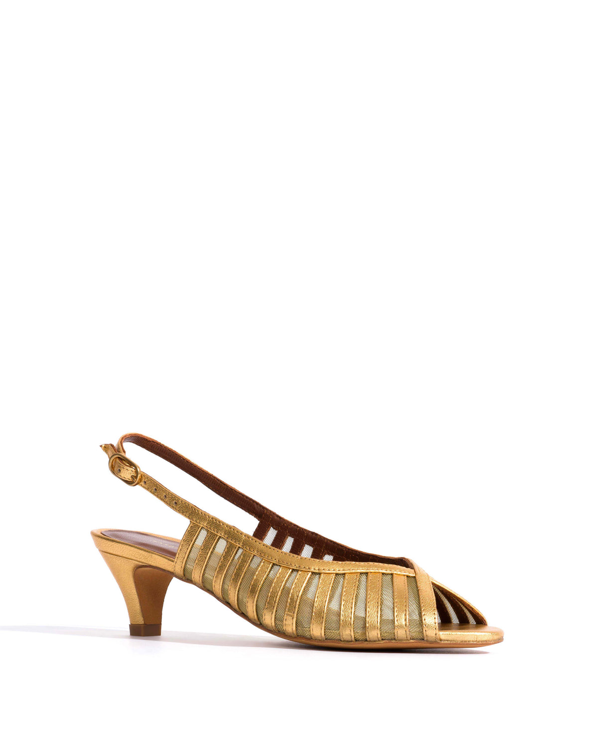 Carminho 40 mesh Metallic goat & mesh Gold