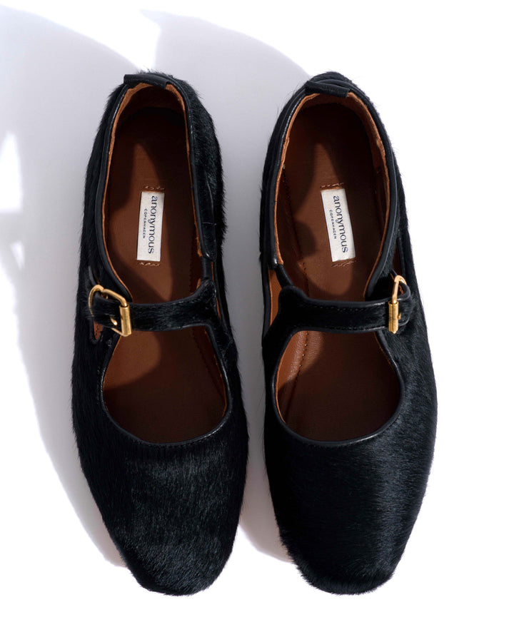 2023 BRIDLE POROSUS / TONGUE BK×LVA 新品 Praise Calf hair Black– Anonymous Copenhagen DK Official Online Store