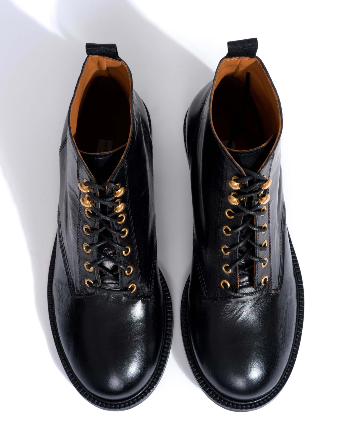 Valery Crinkled soft calf Black