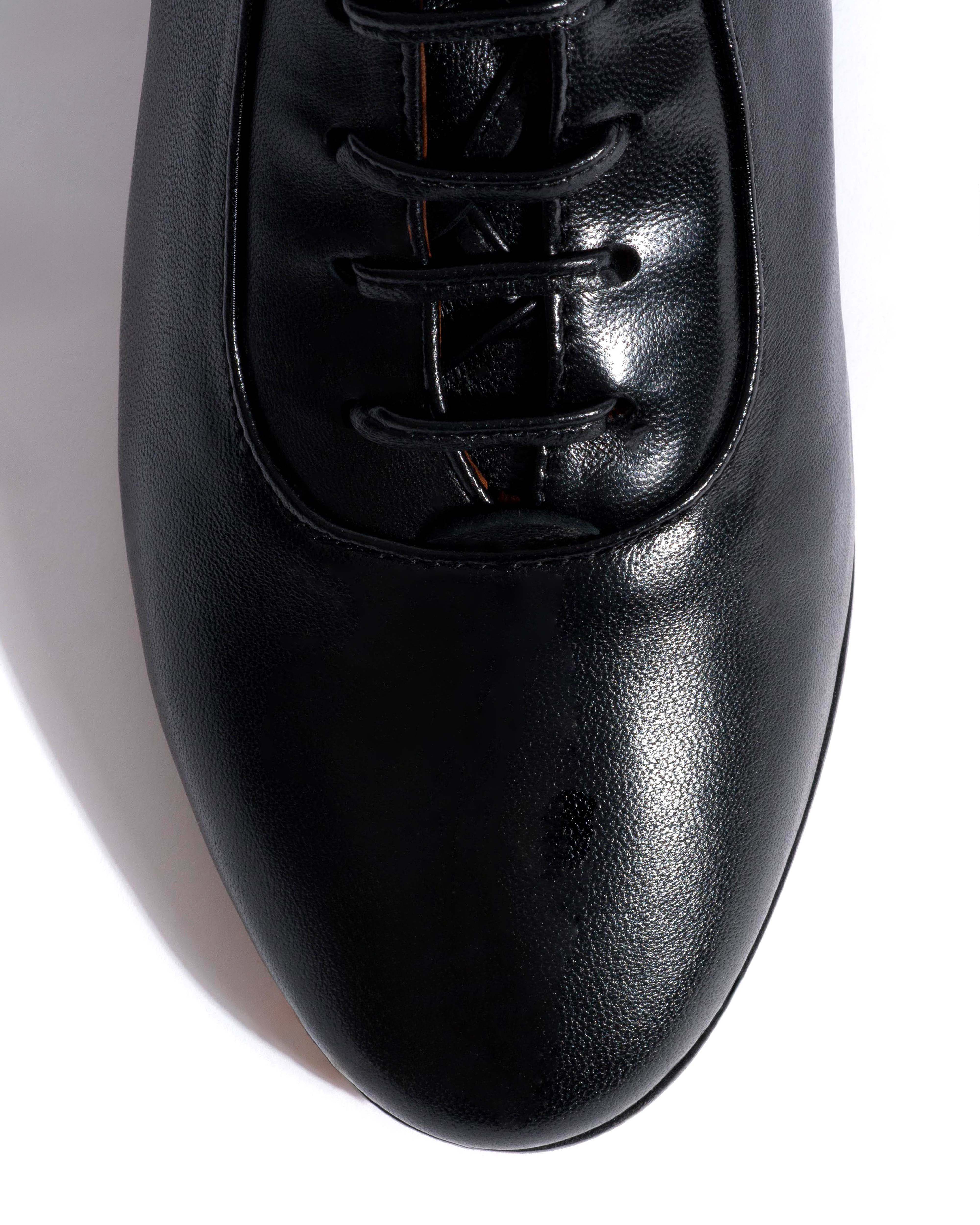 Janie 40 Shiny lamb Black