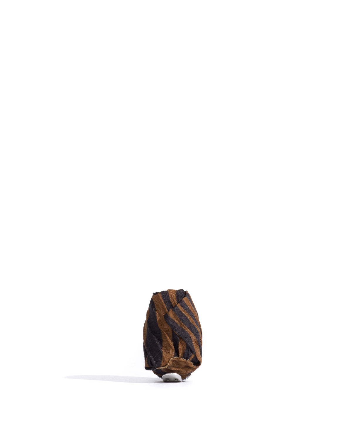 Tulip shoe clip Pleated zebra Chocolate shades