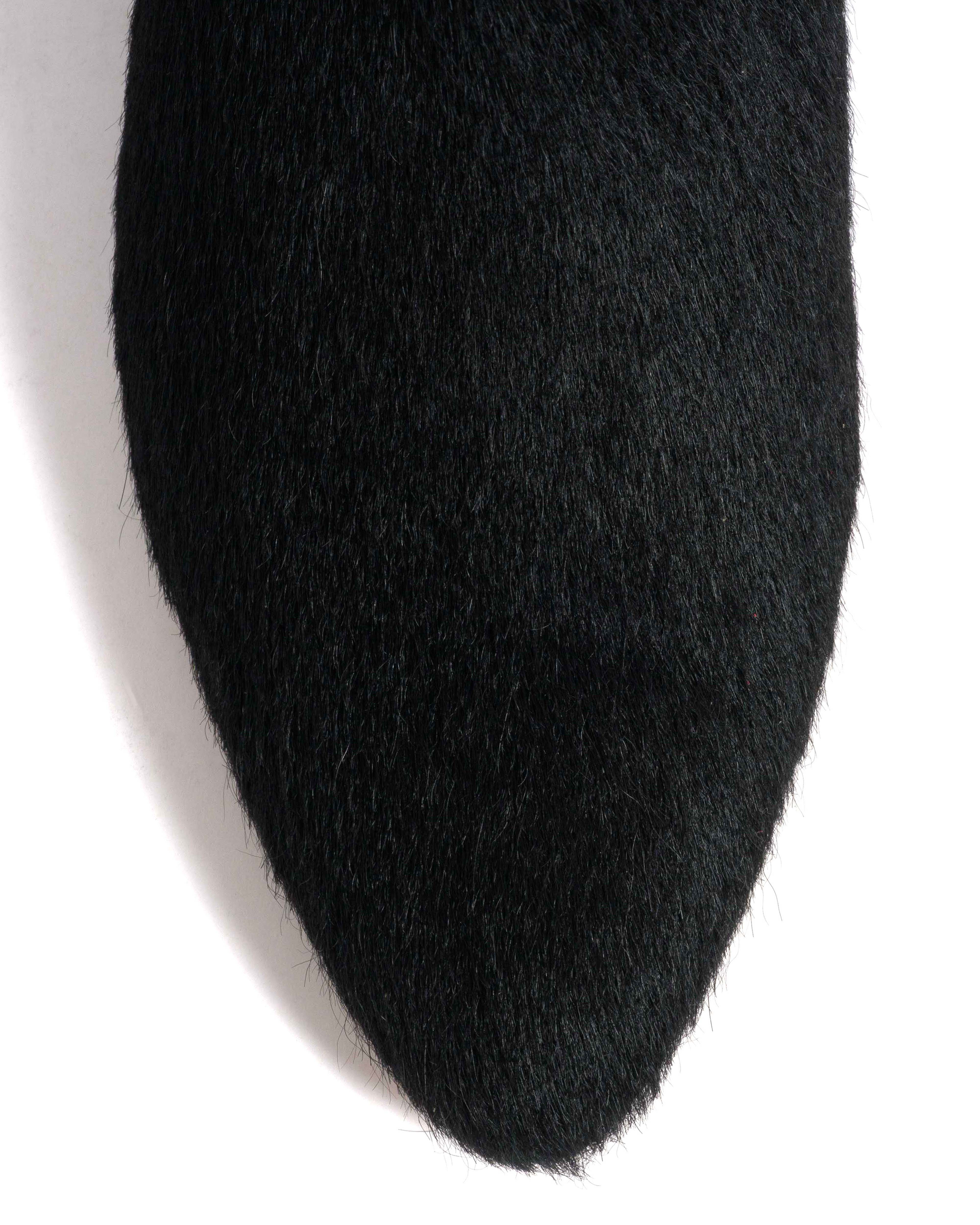 Valle 20 Calf hair Black