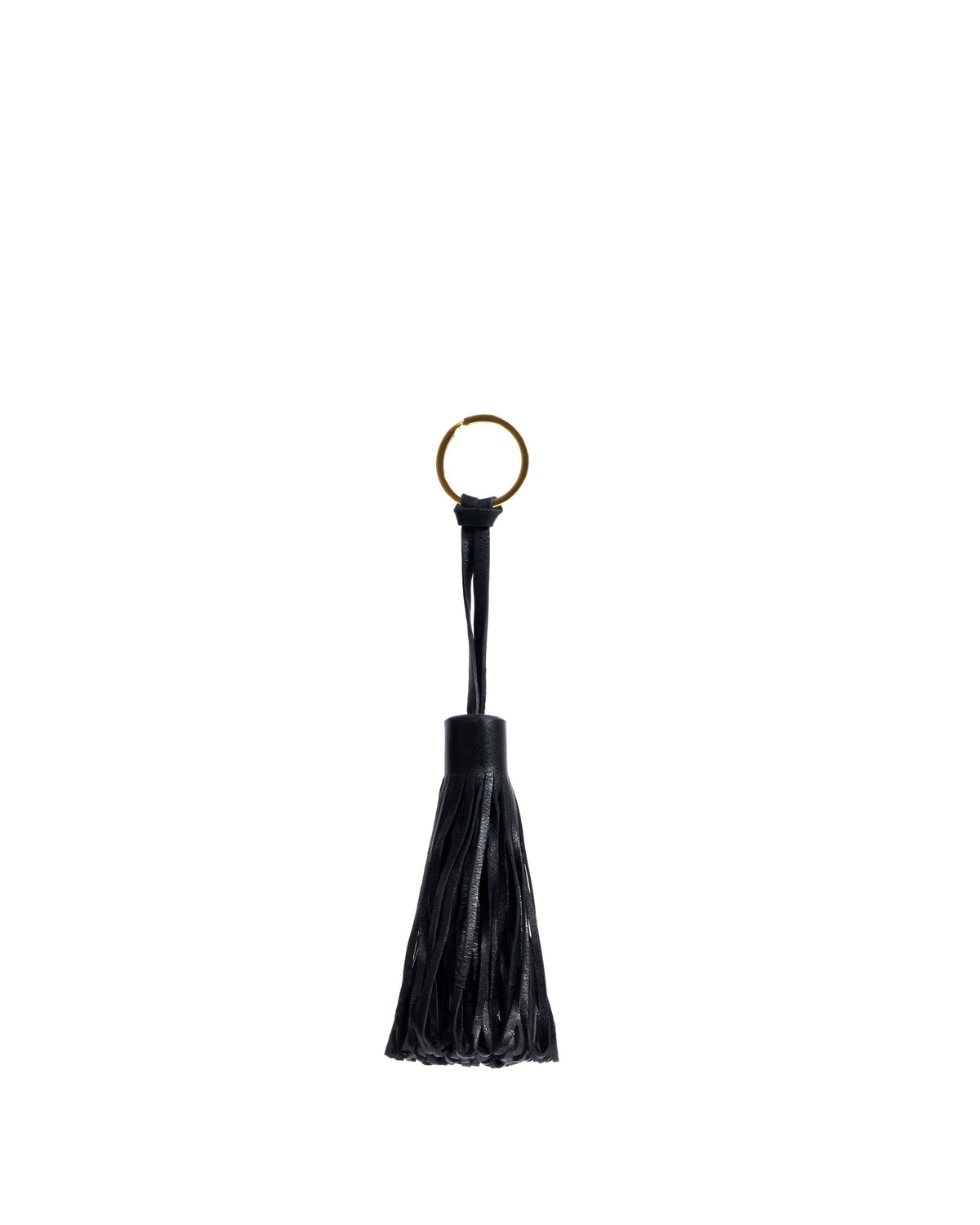 Katty fringe keyring Shiny lamb Black