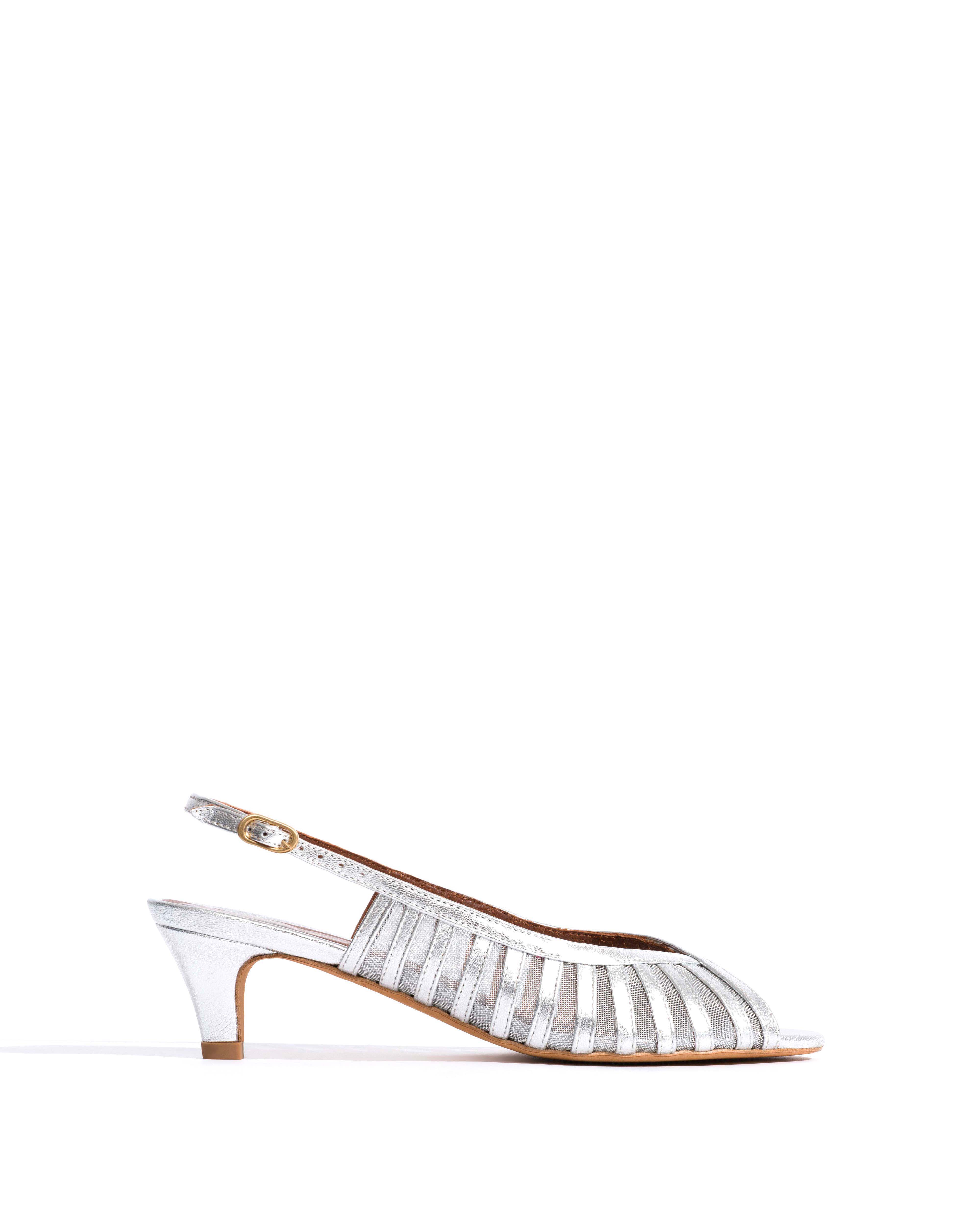 Carminho 40 mesh Metallic goat & mesh Silver