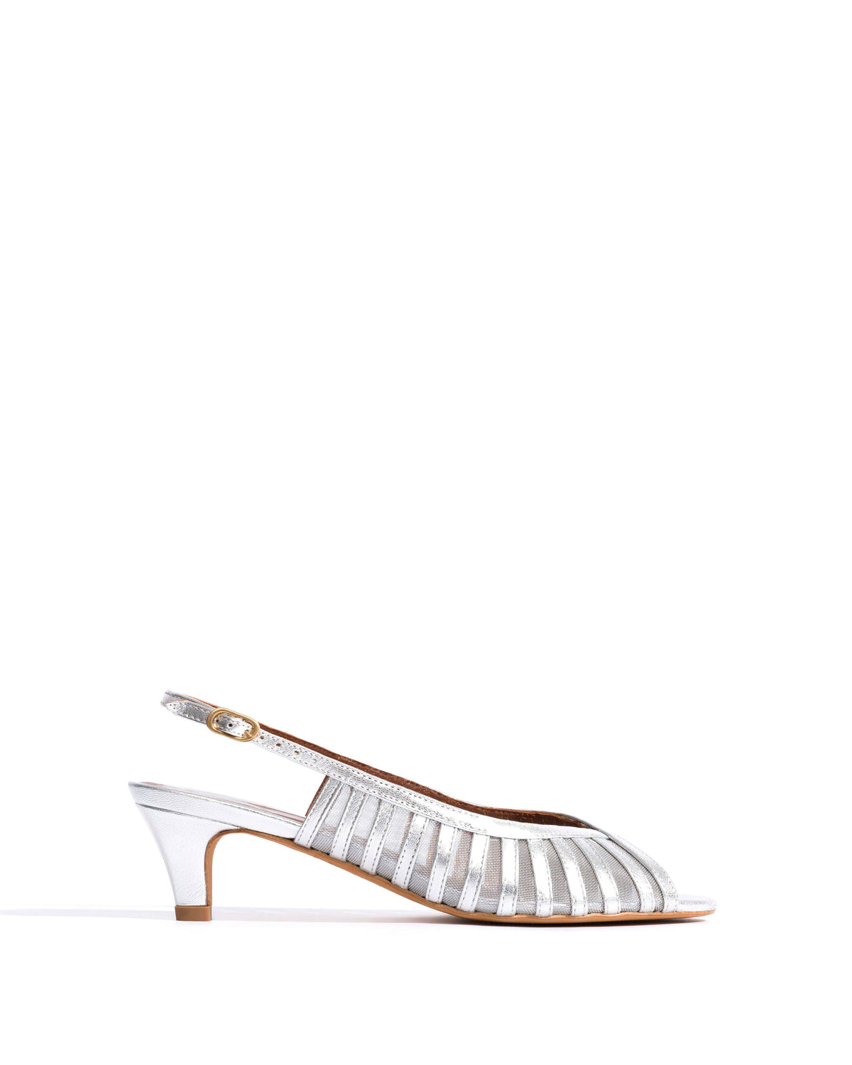 Carminho 40 mesh Metallic goat & mesh Silver