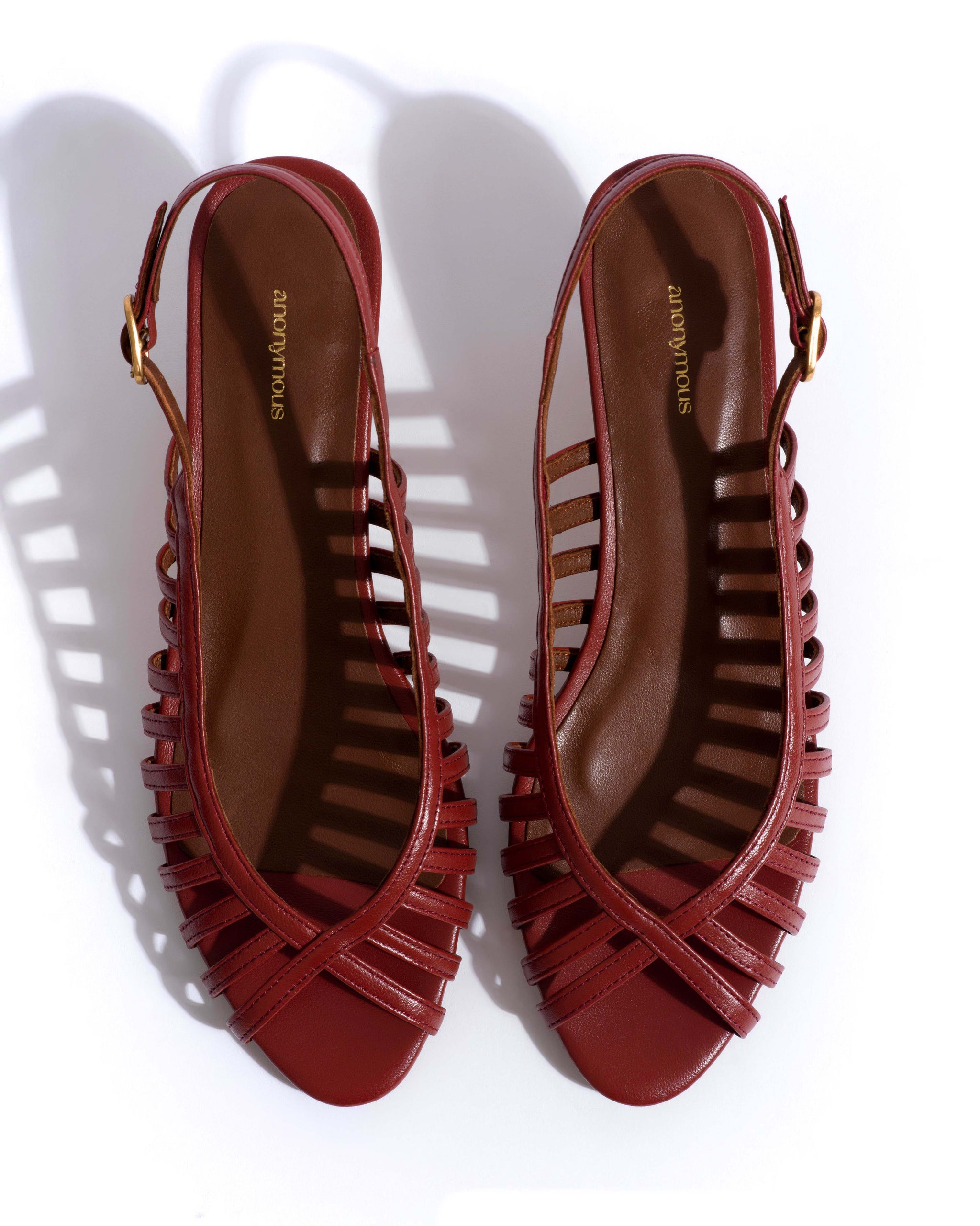 Carminho 40 stiletto Shiny lamb Terracotta - Anonymous Copenhagen Heels