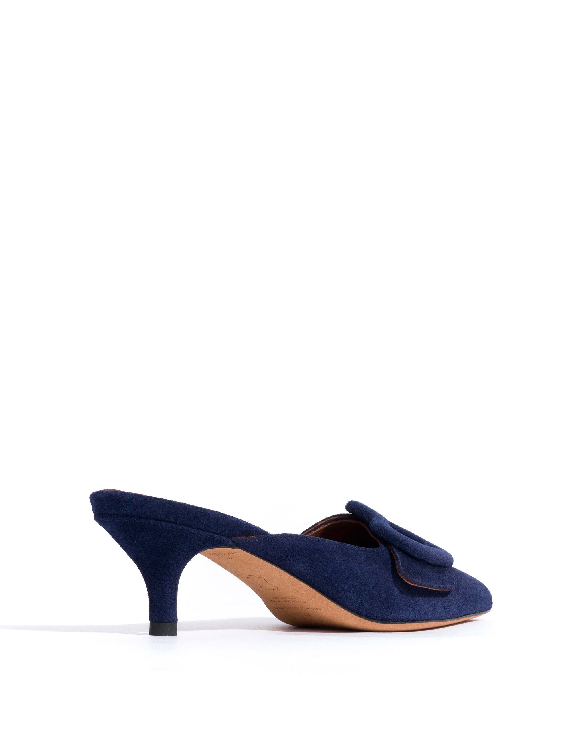 Shila 50 kitten Calf suede Ink blue